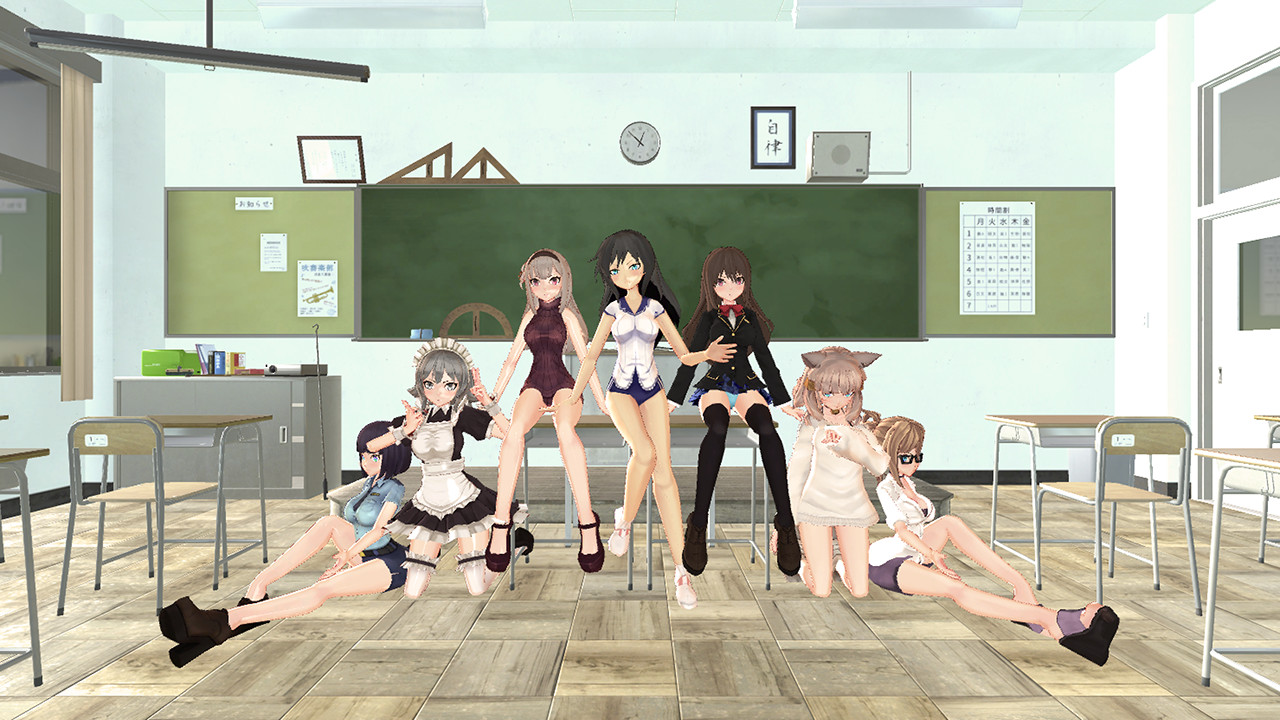 美少女格斗学院/Beautiful Girl Fight School official in-game screenshot 1