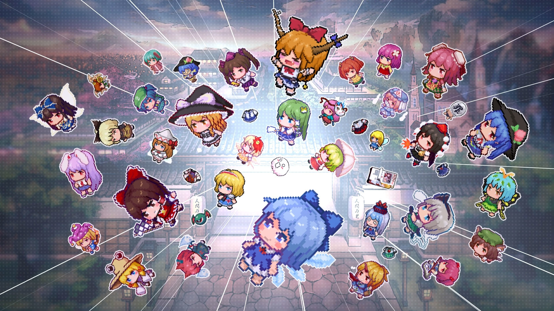 东方华彩乱战2 ~ Touhou Blooming Chaos 2 official in-game screenshot 1