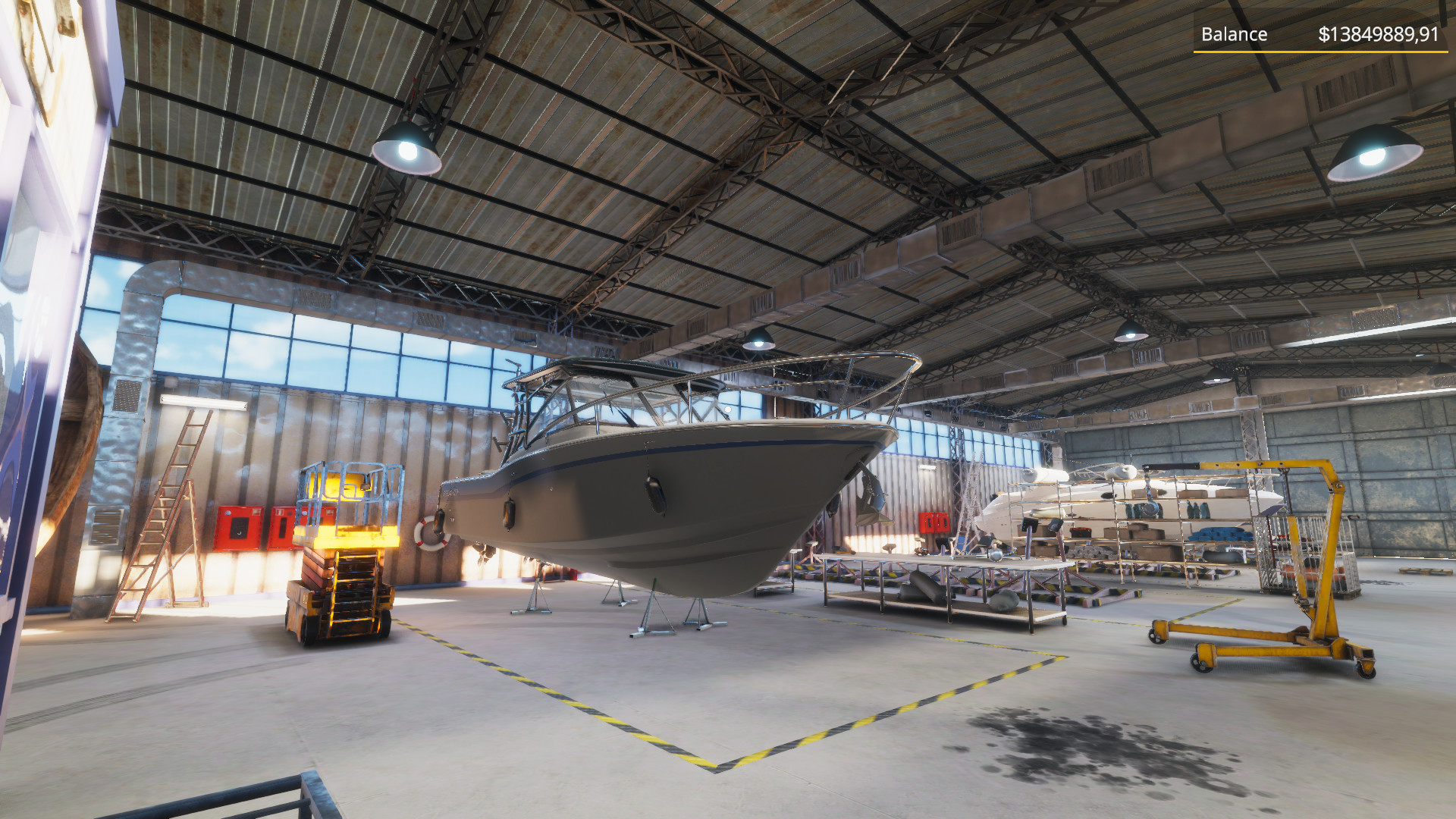 Yacht Mechanic Simulator official in-game screenshot 1