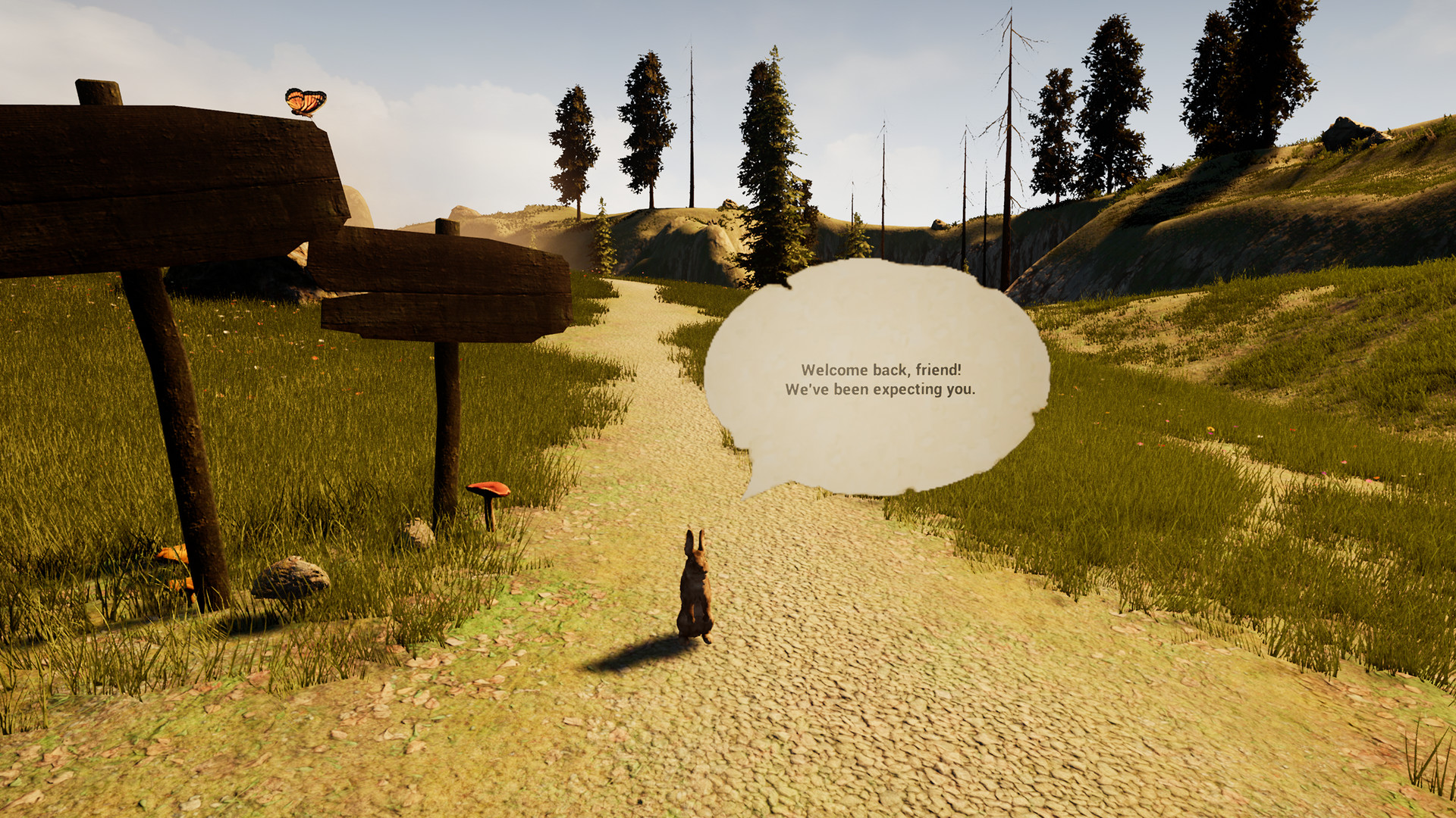 A Rabbit and the Mystic Fog official in-game screenshot 1