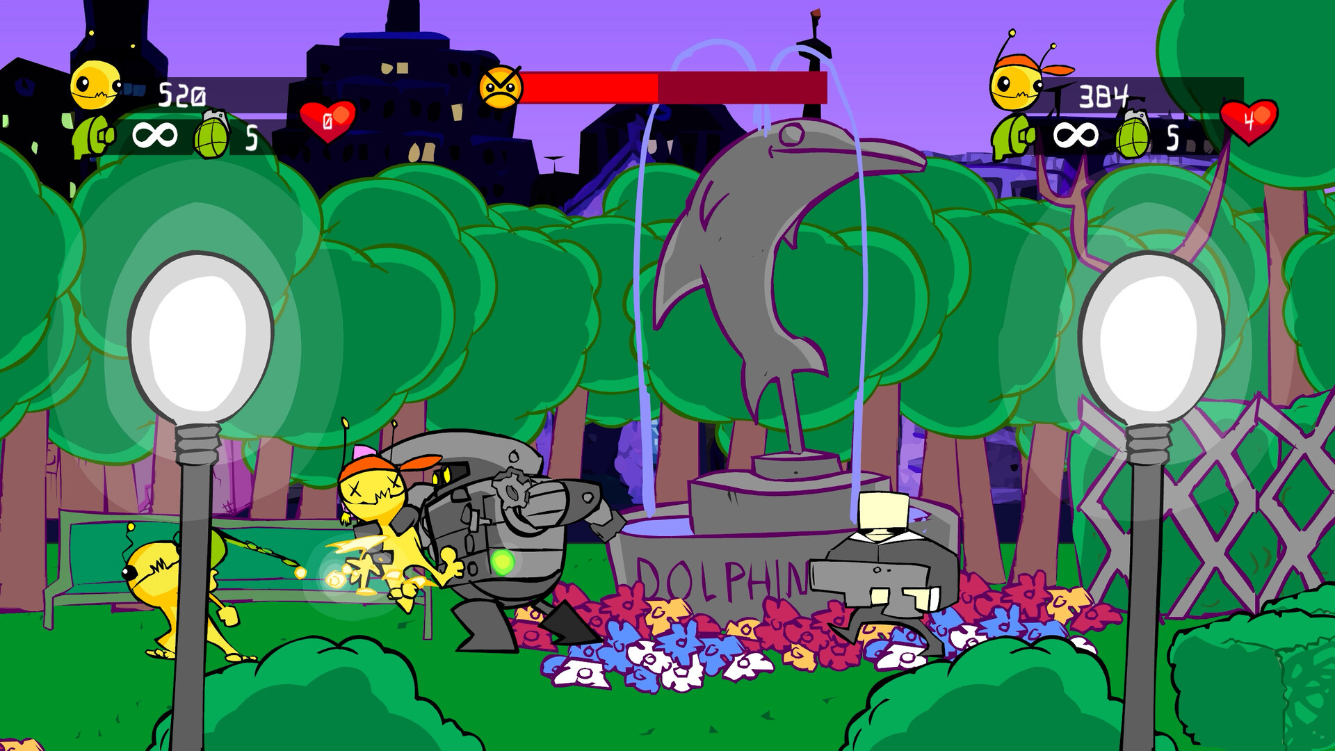 Alien Hominid HD official in-game screenshot 1