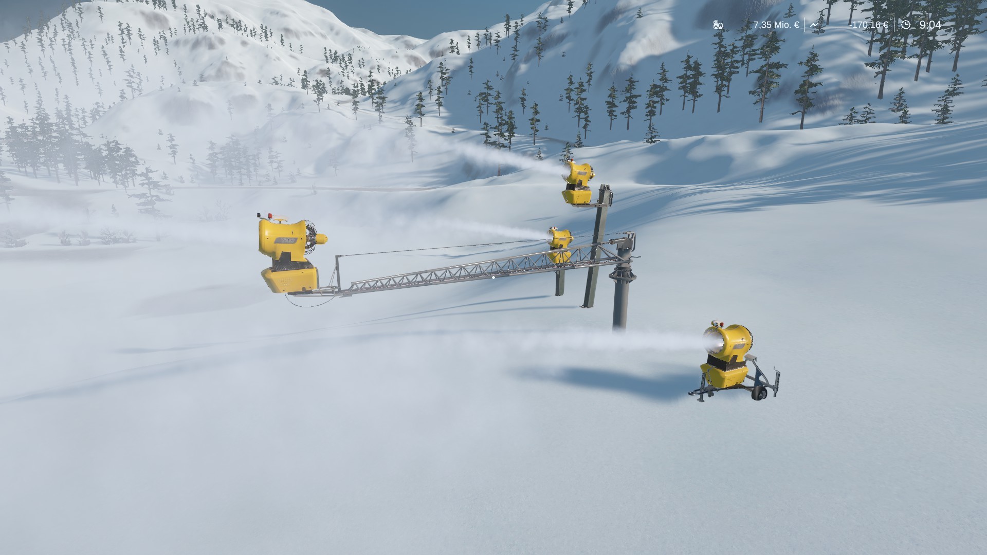 Winter Resort Simulator - TechnoAlpin - Snow Expert Pack official in-game screenshot 1