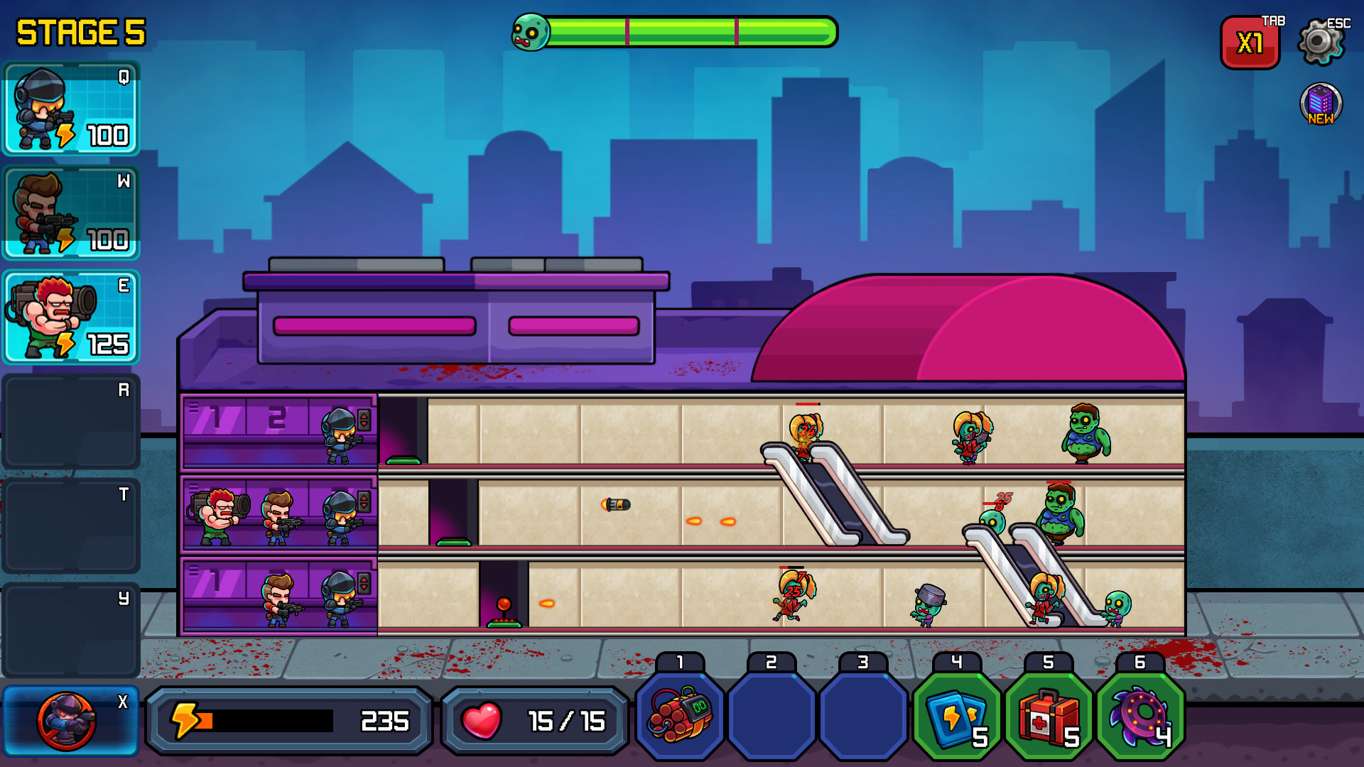 Zombo Buster Advance official in-game screenshot 1