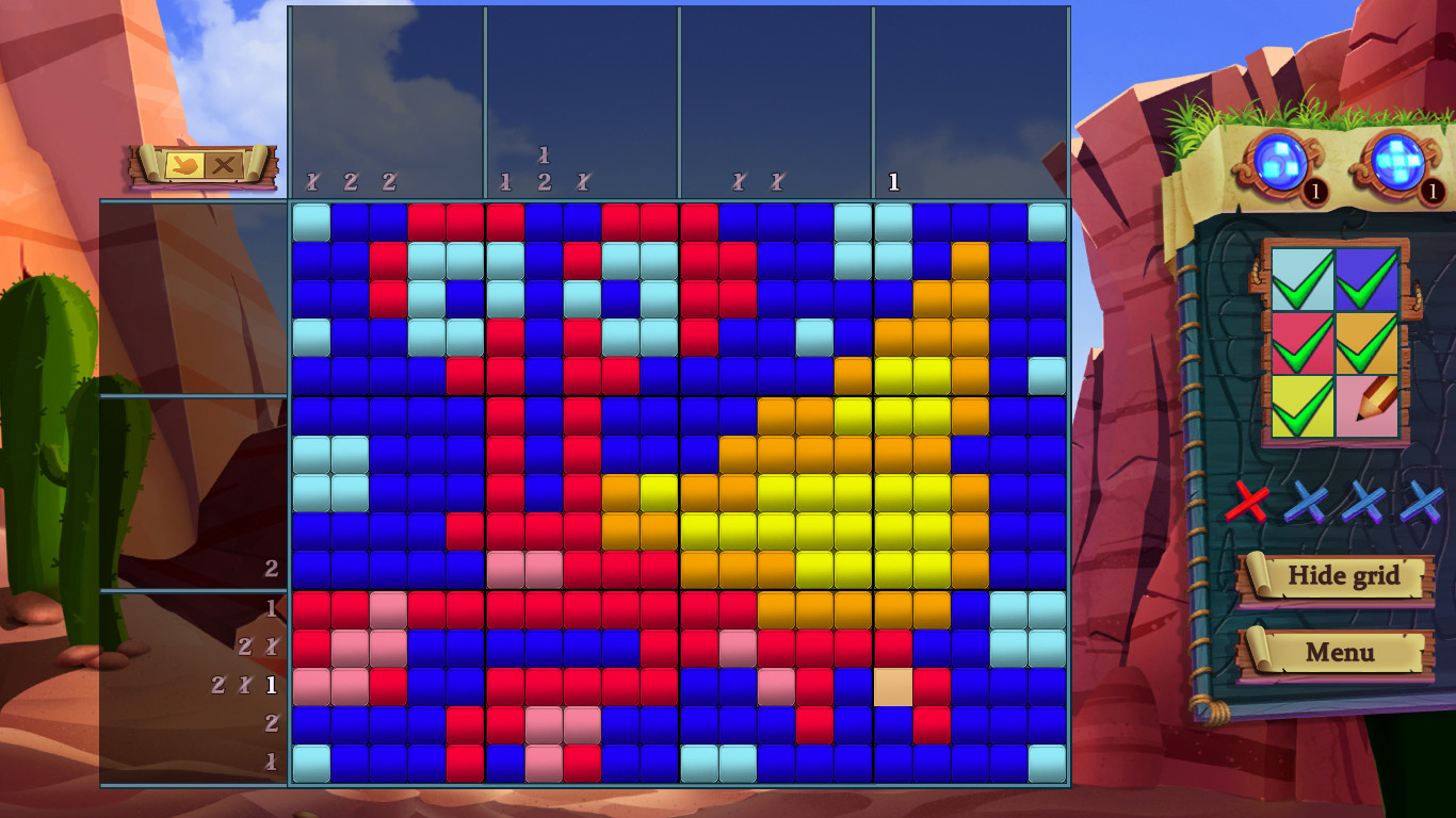 Adventure mosaics. Small Islanders official in-game screenshot 1