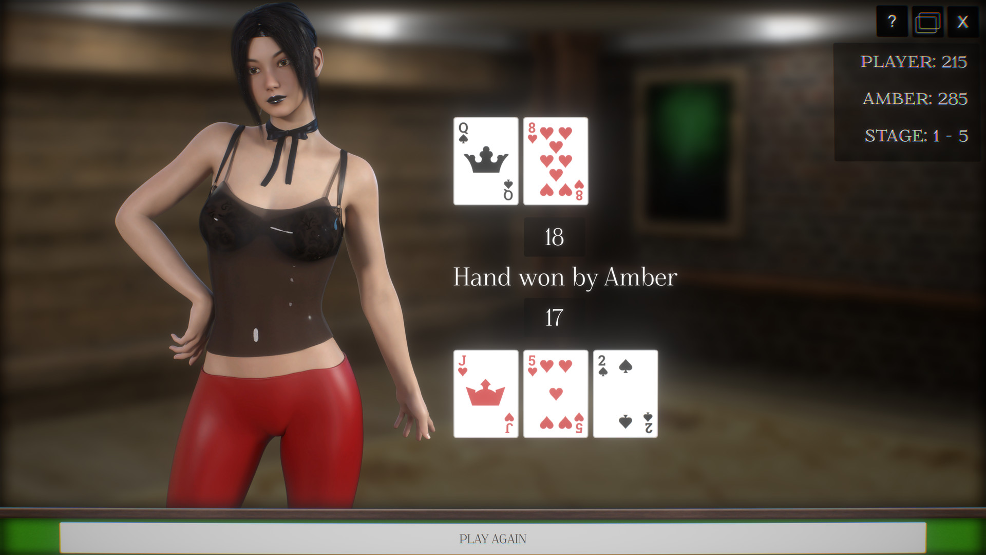 3D Hentai Blackjack - Additional Girls 1 official in-game screenshot 1