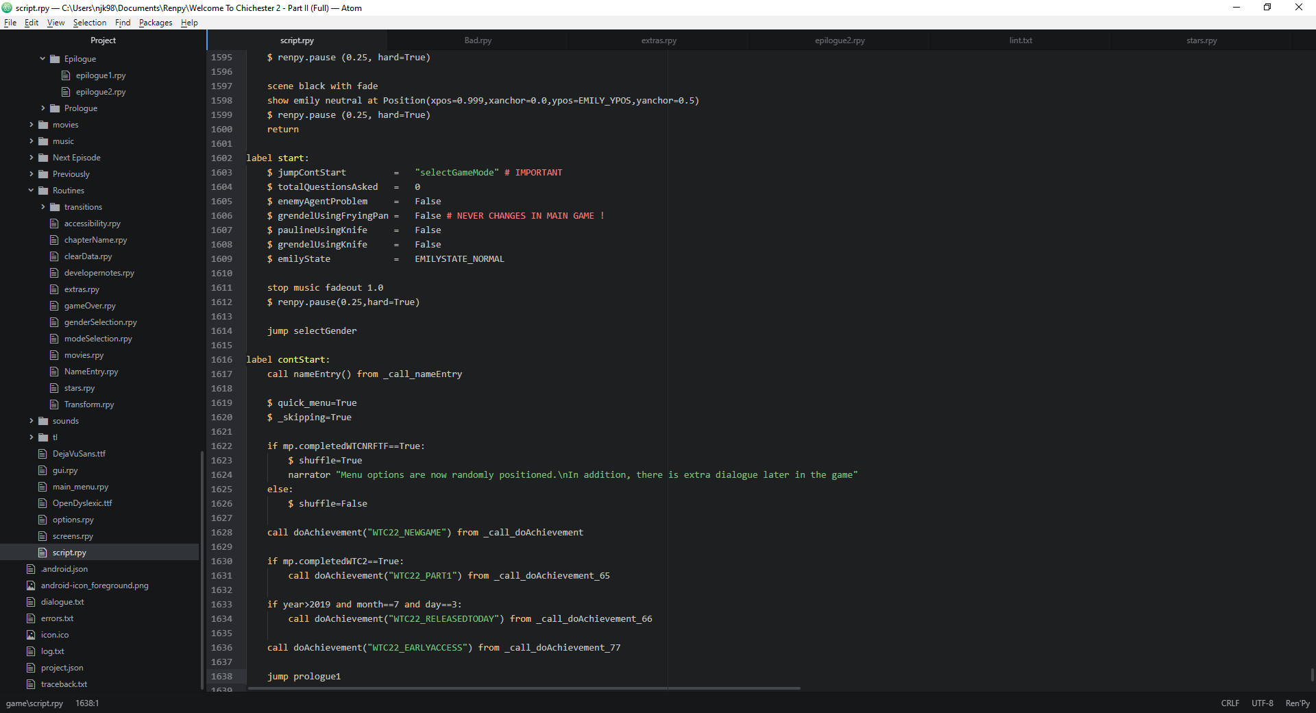 Welcome To... Chichester 2 - Part II : Project Code official in-game screenshot 1