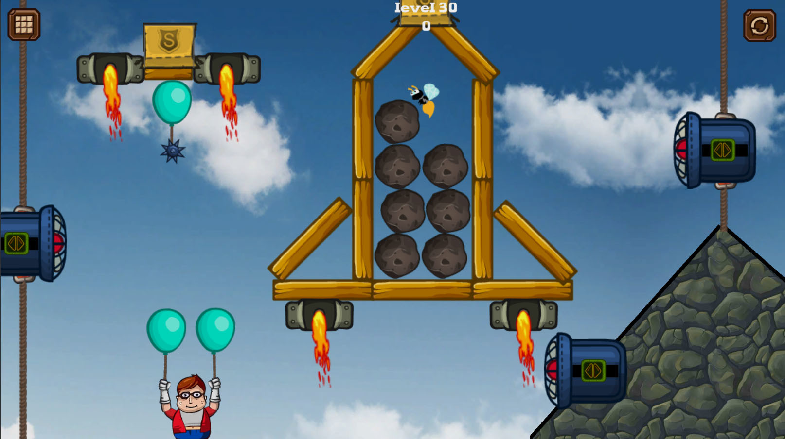 Balloon Saga official in-game screenshot 1