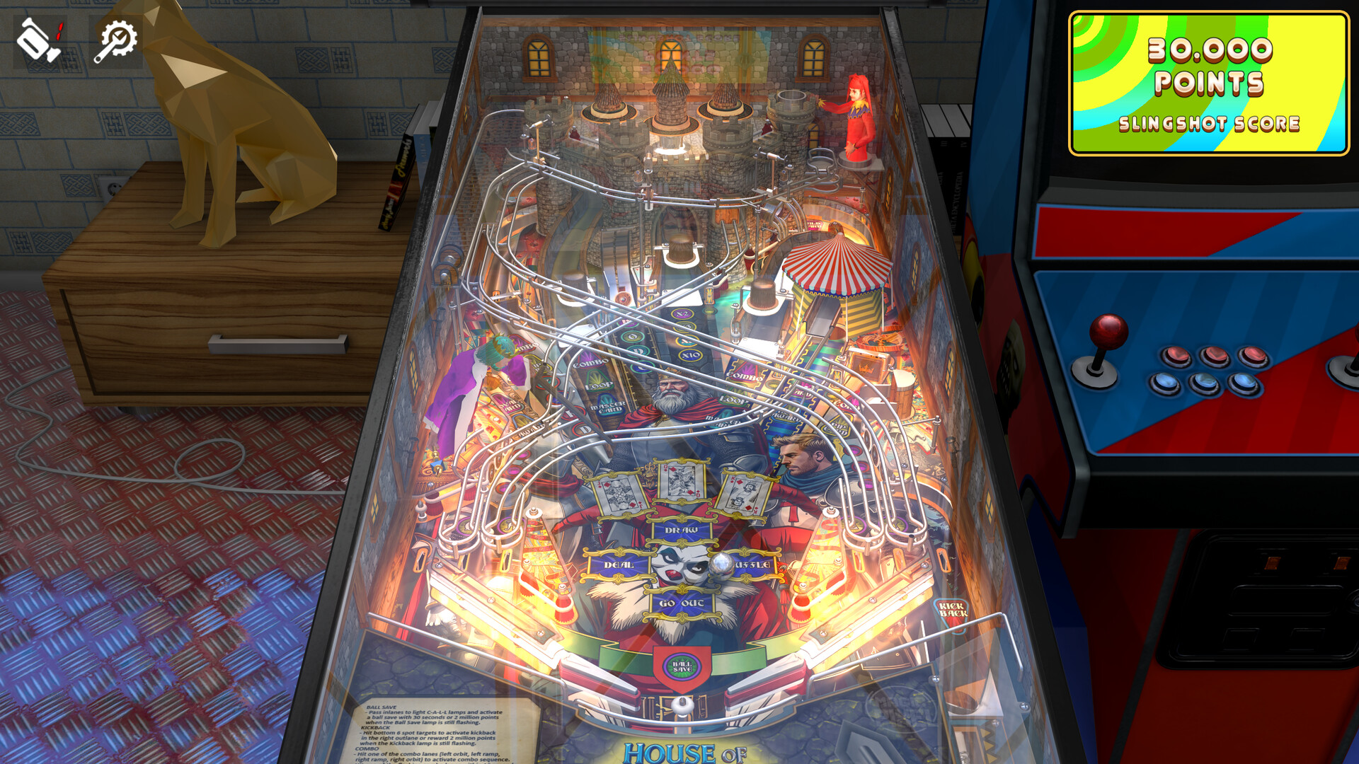 Zaccaria Pinball - House of Diamonds Deluxe Pinball Table official in-game screenshot 1