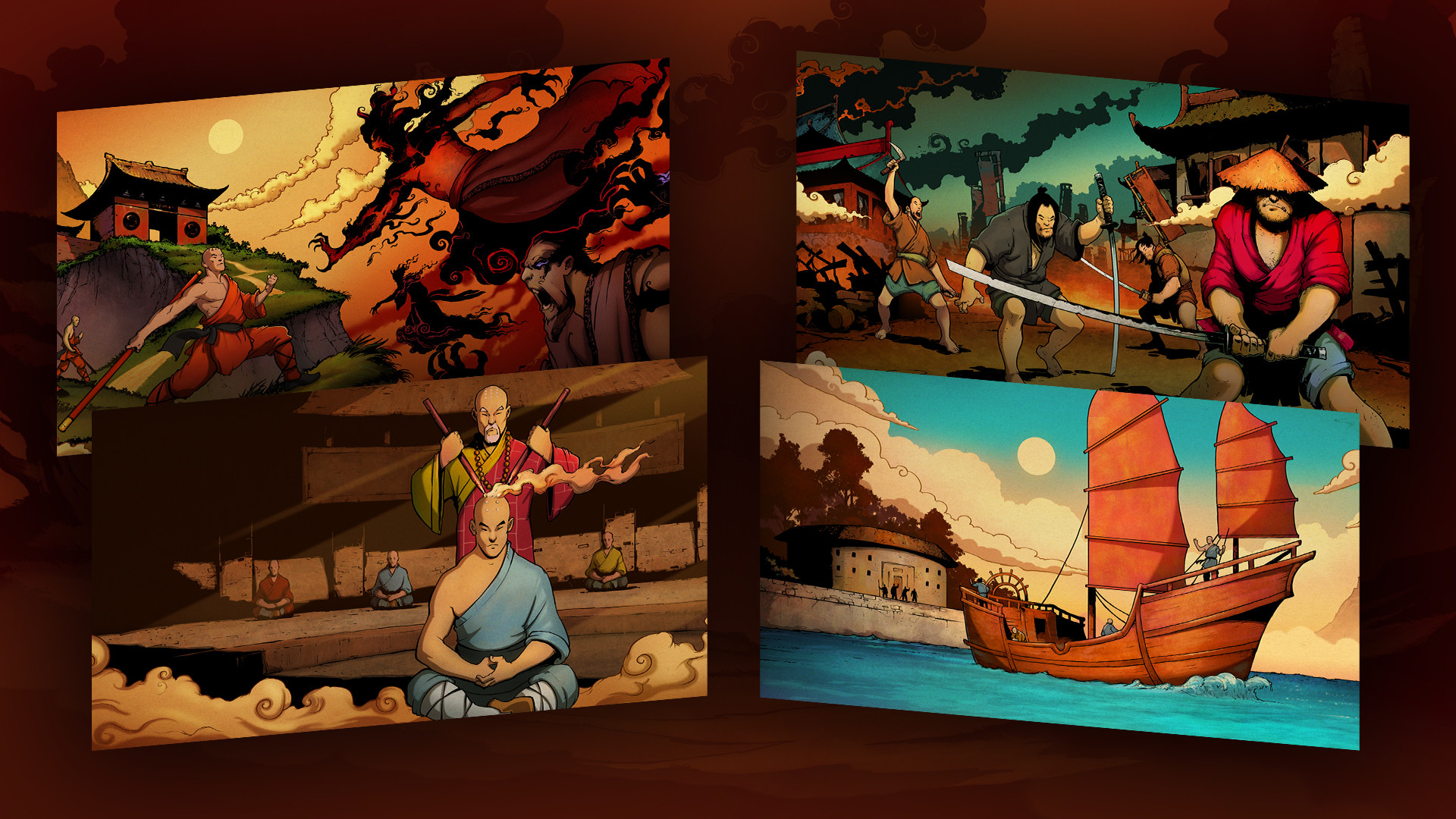 9 Monkeys of Shaolin - HD Wallpapers official in-game screenshot 1