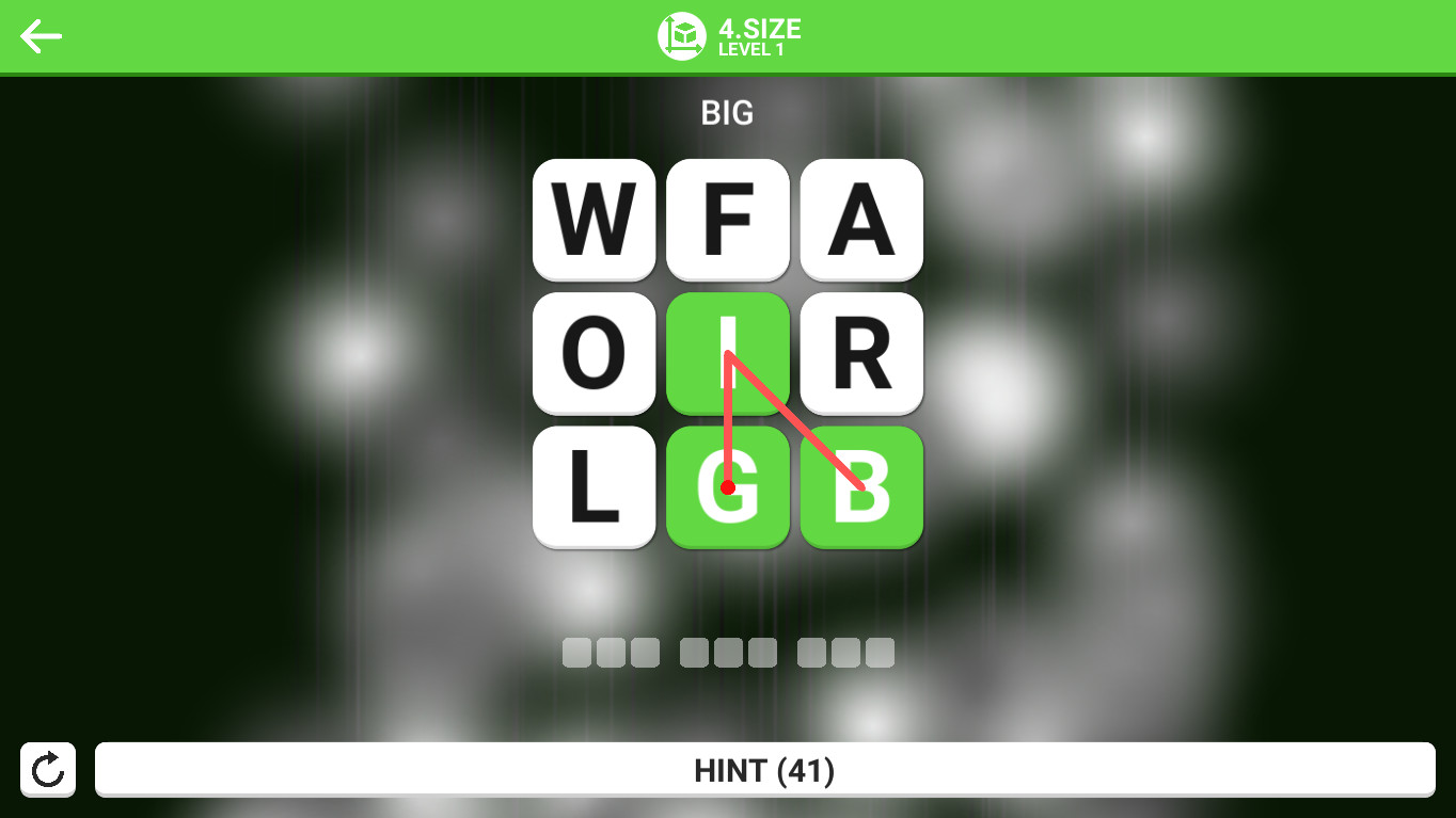 Wordle 3 official in-game screenshot 1
