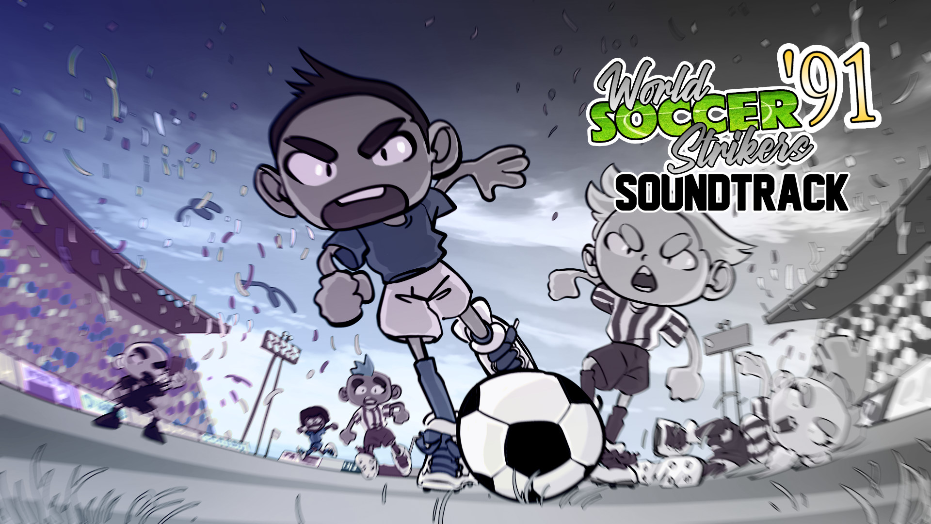 World Soccer Strikers '91 Original Soundtrack official in-game screenshot 1