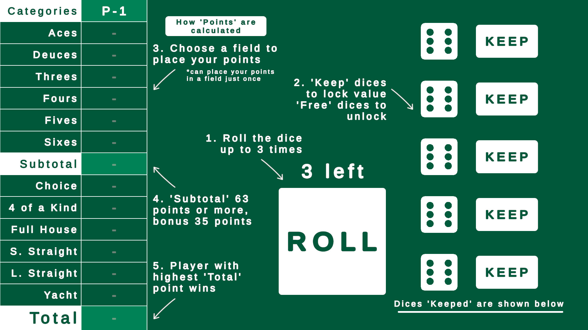 Yachu Dice official in-game screenshot 1