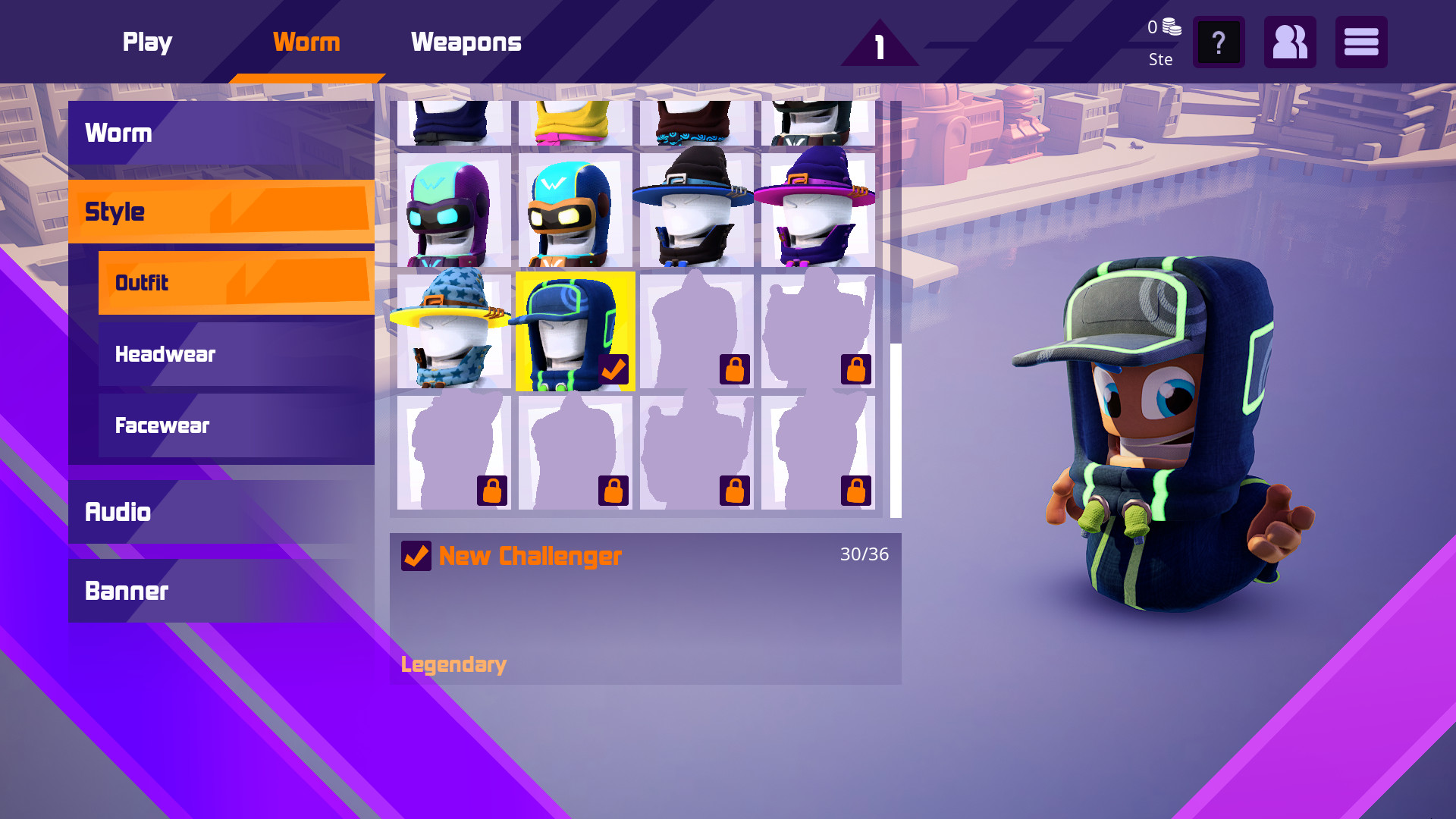 Worms Rumble - New Challengers Pack official in-game screenshot 1