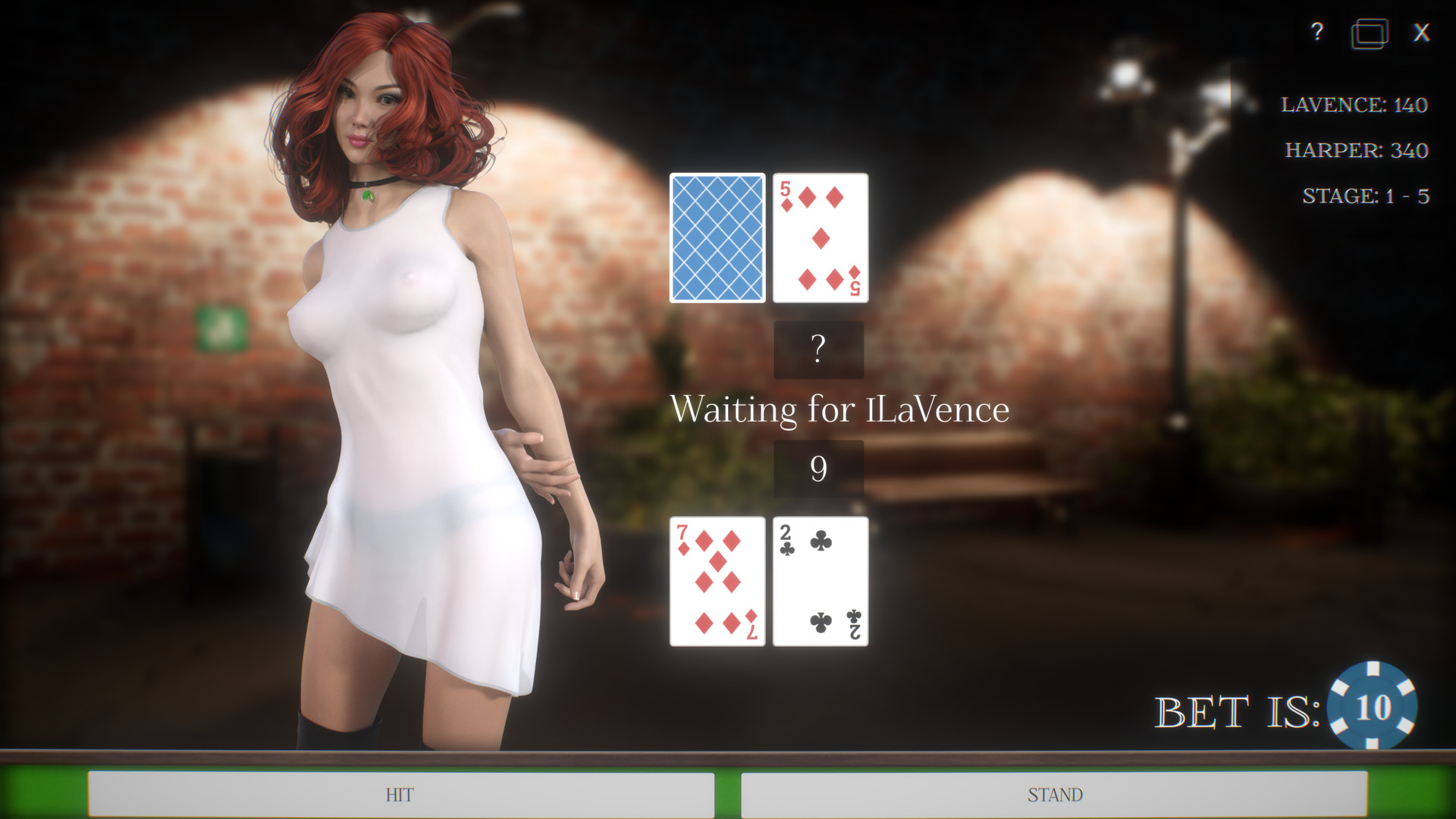 3D Hentai Blackjack - Additional Girls 2 official in-game screenshot 1