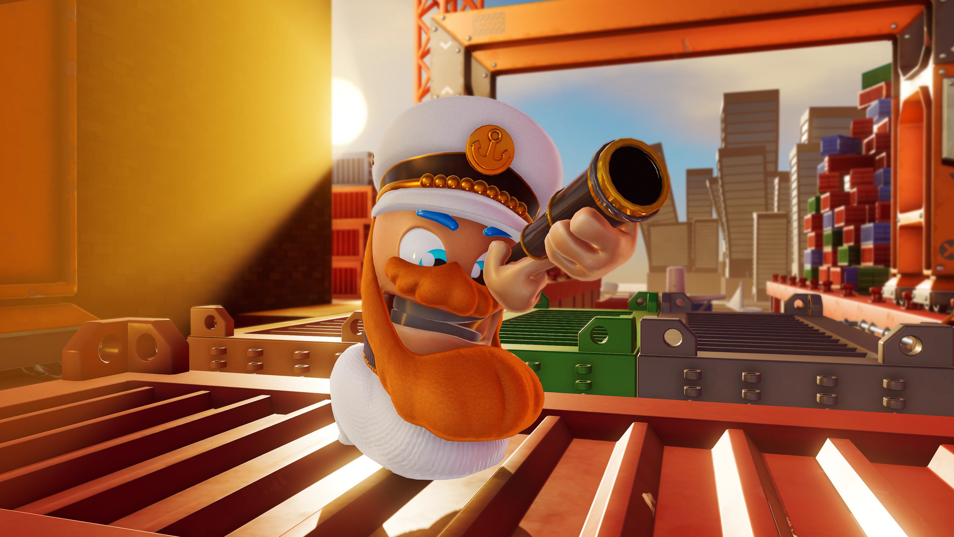 Worms Rumble - Captain & Shark Double Pack official in-game screenshot 1