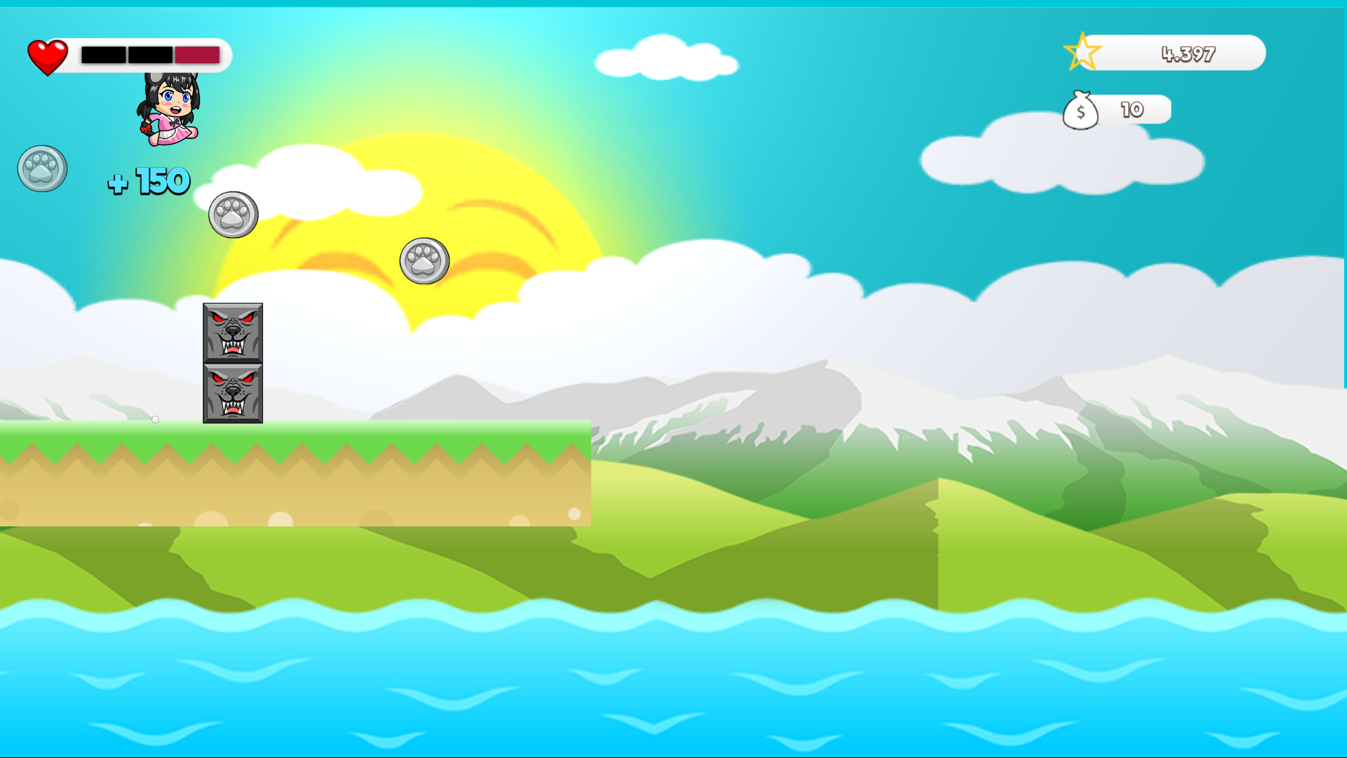 Anime Catgirl Runner official in-game screenshot 1
