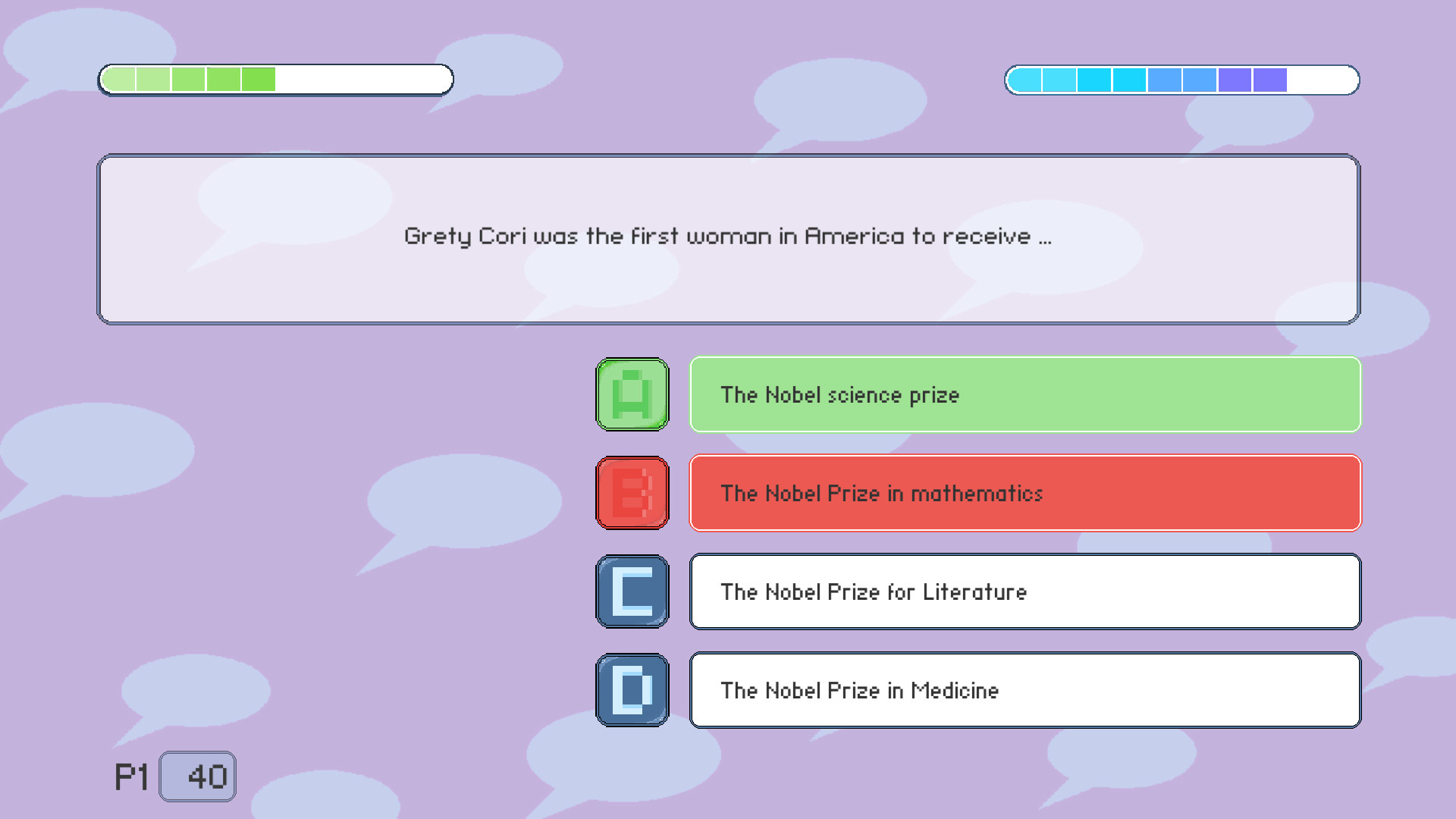 Women's Quiz official in-game screenshot 1