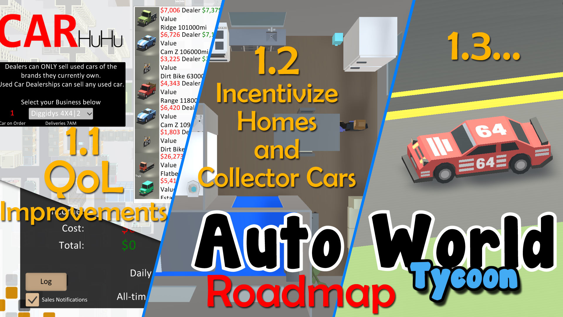 Auto World Tycoon official in-game screenshot 1
