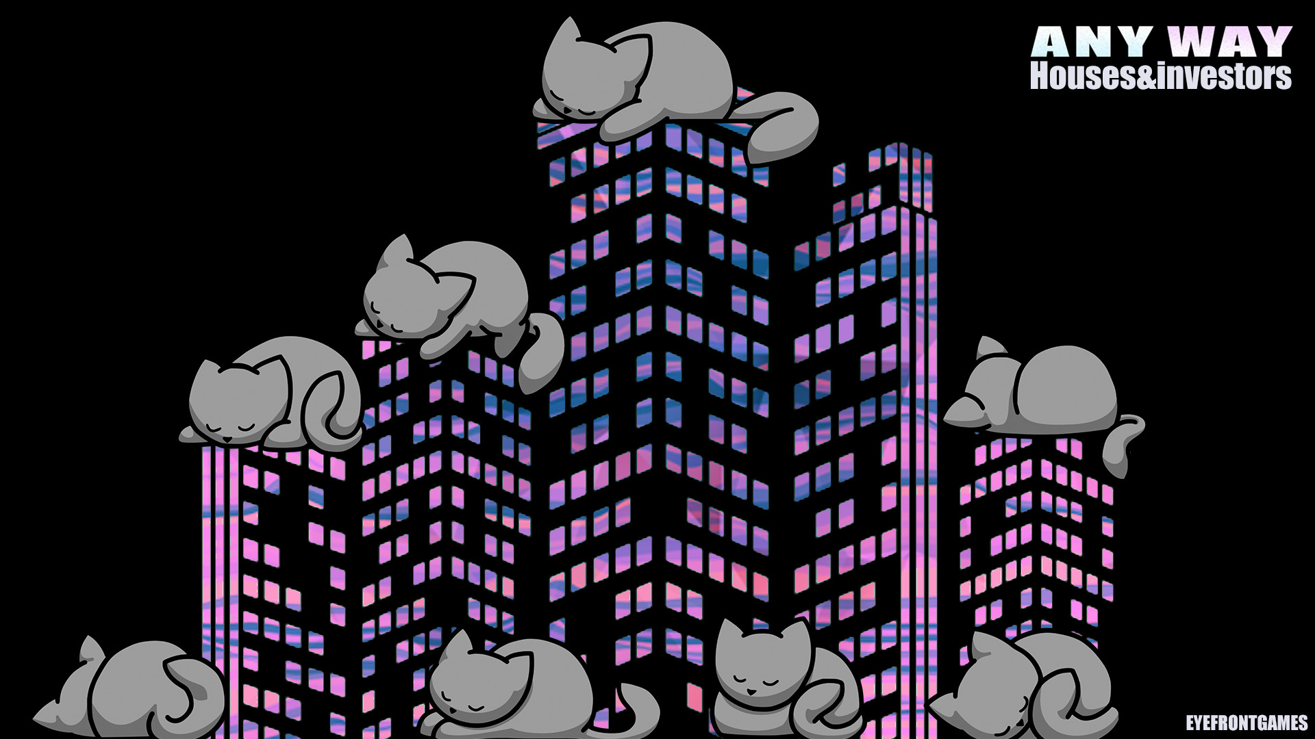 AnyWay! - "Grey kitten" Stickers Pack official in-game screenshot 1