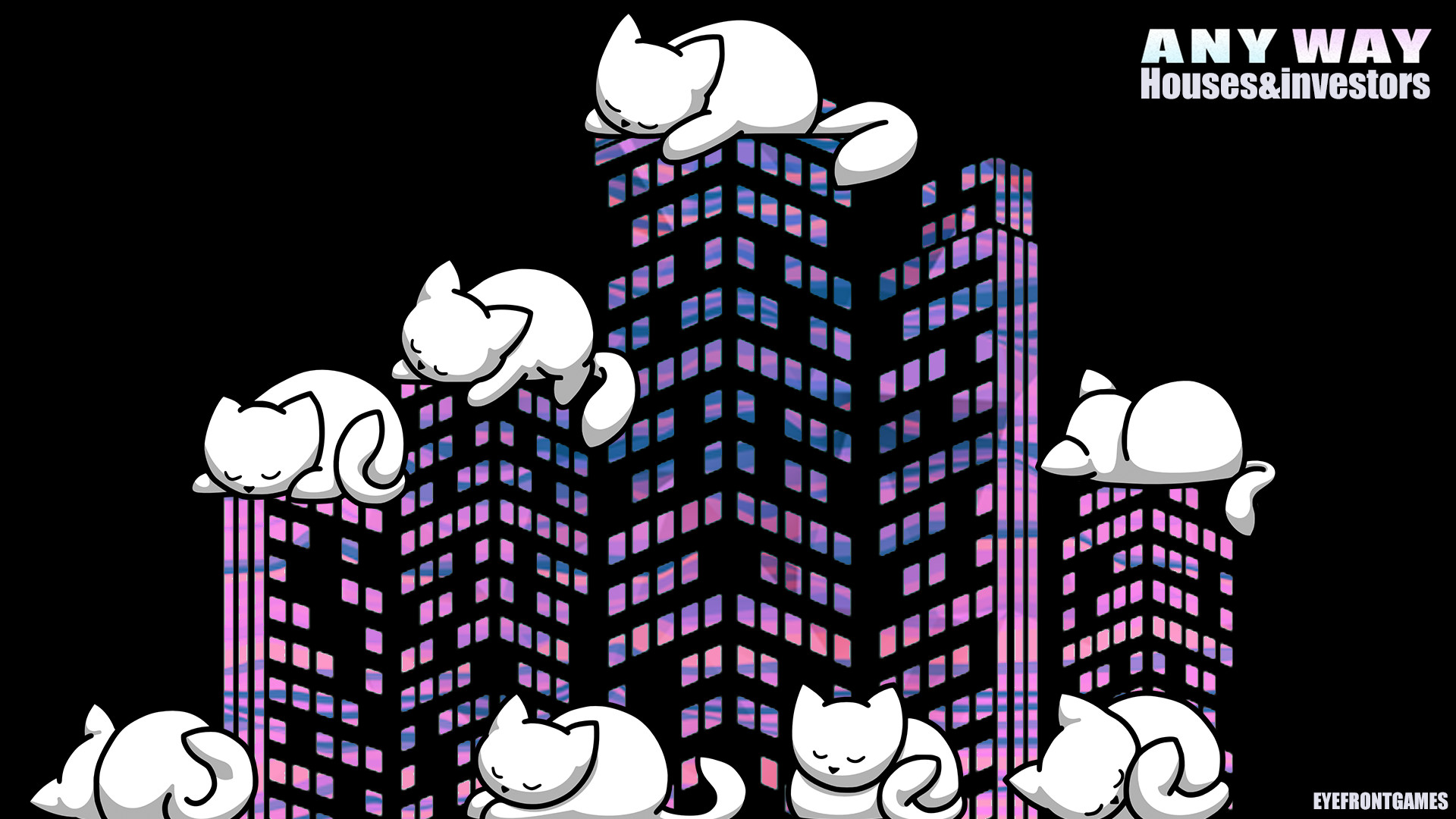 AnyWay! - "White kitten" Stickers Pack official in-game screenshot 1