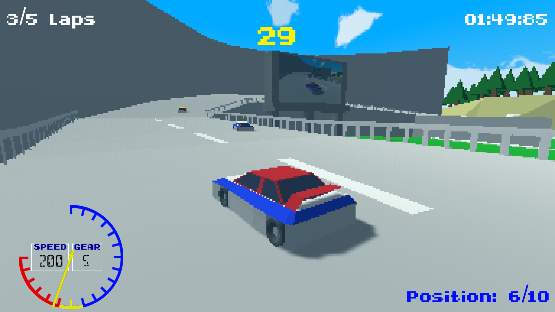 World Racing '95 official in-game screenshot 1
