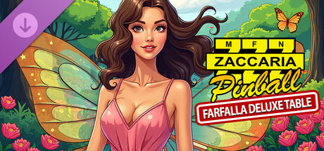 Zaccaria Pinball - Farfalla Deluxe Pinball Table cover artwork