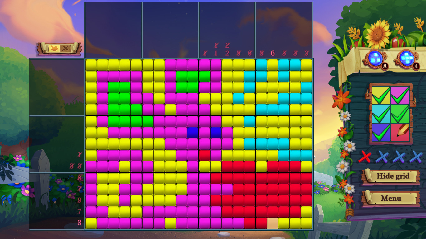 Adventure Mosaics. Granny’s Farm official in-game screenshot 1