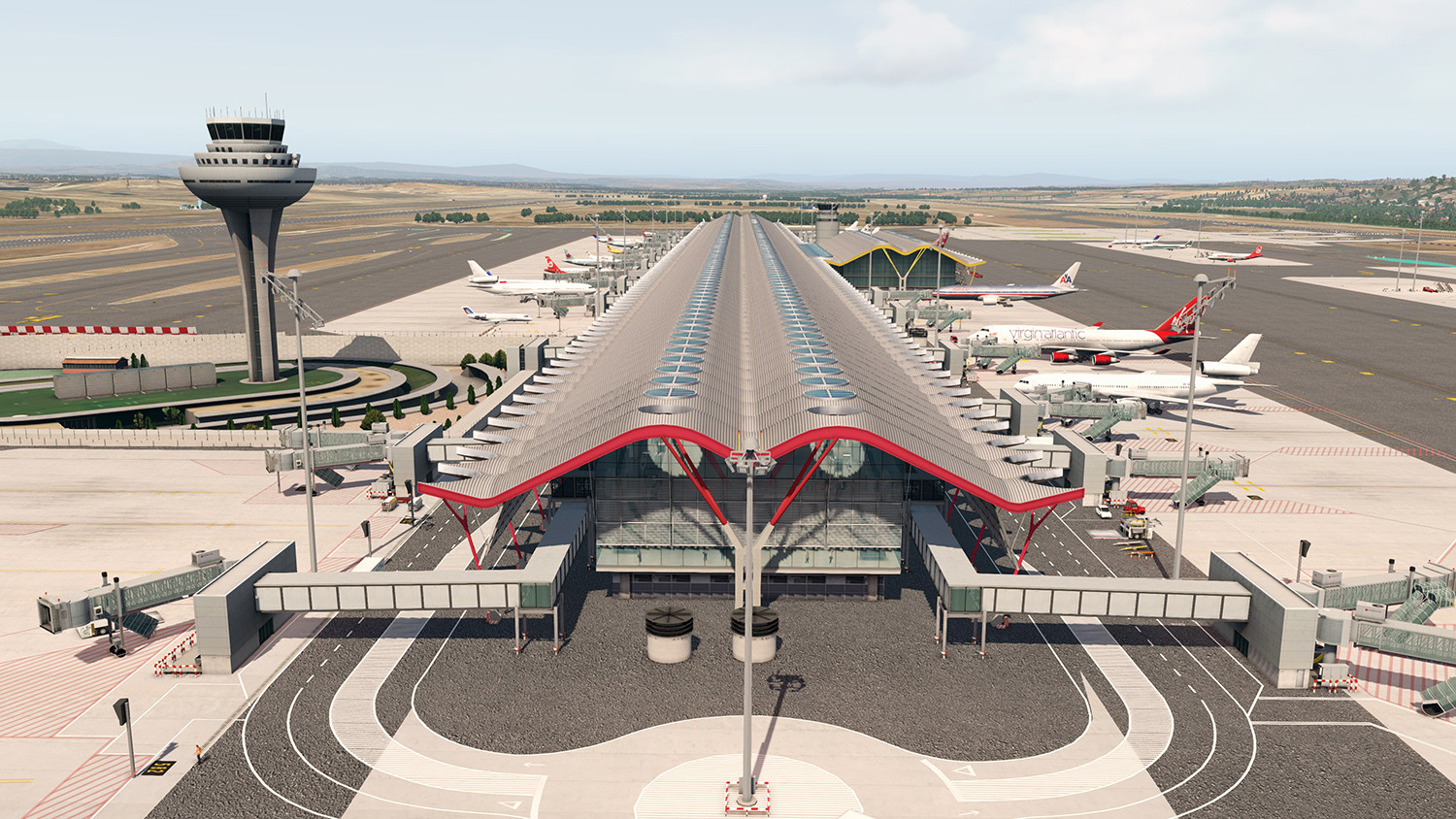 X-Plane 11 - Add-on: Aerosoft - Airport Madrid official in-game screenshot 1
