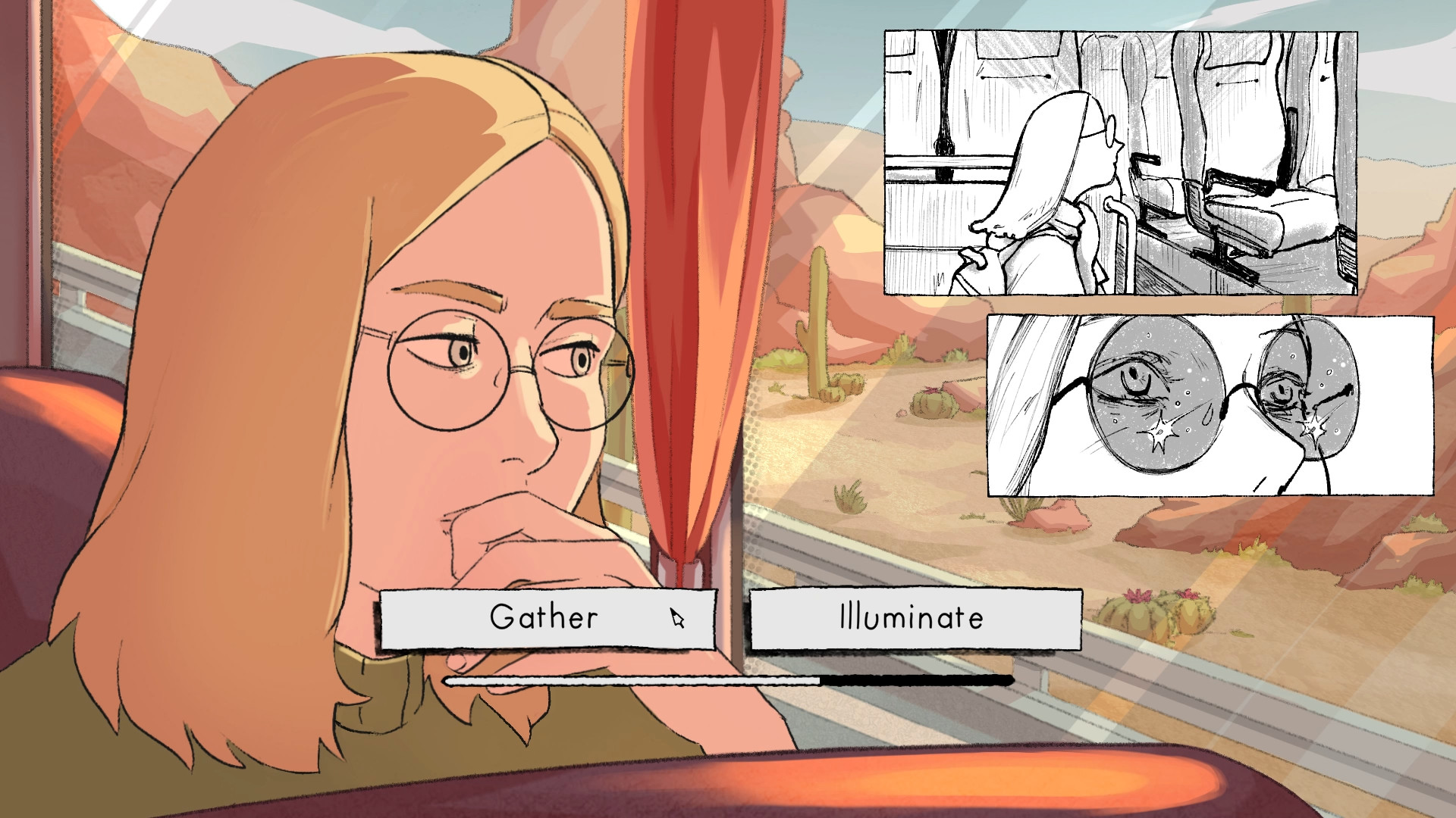 A Sketchbook About Her Sun official in-game screenshot 1
