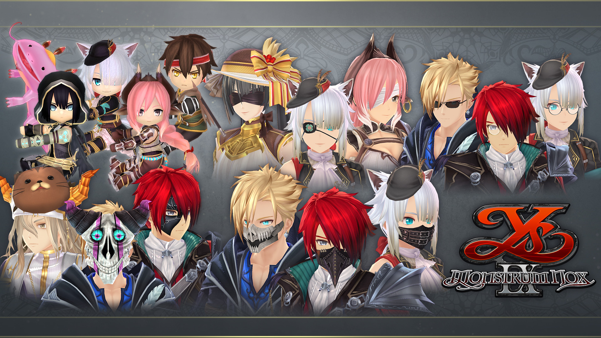 Ys IX: Monstrum Nox - Attachments Bundle official in-game screenshot 1