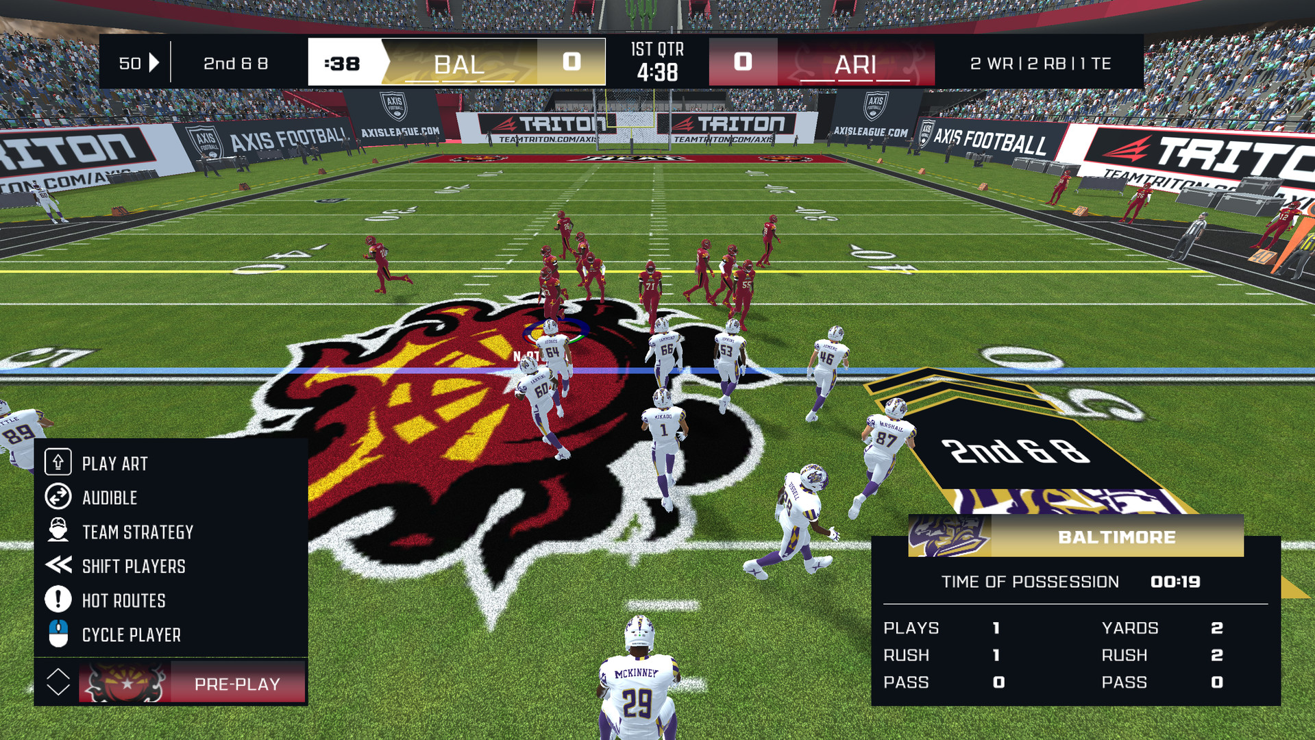 Axis Football 2021 official in-game screenshot 1