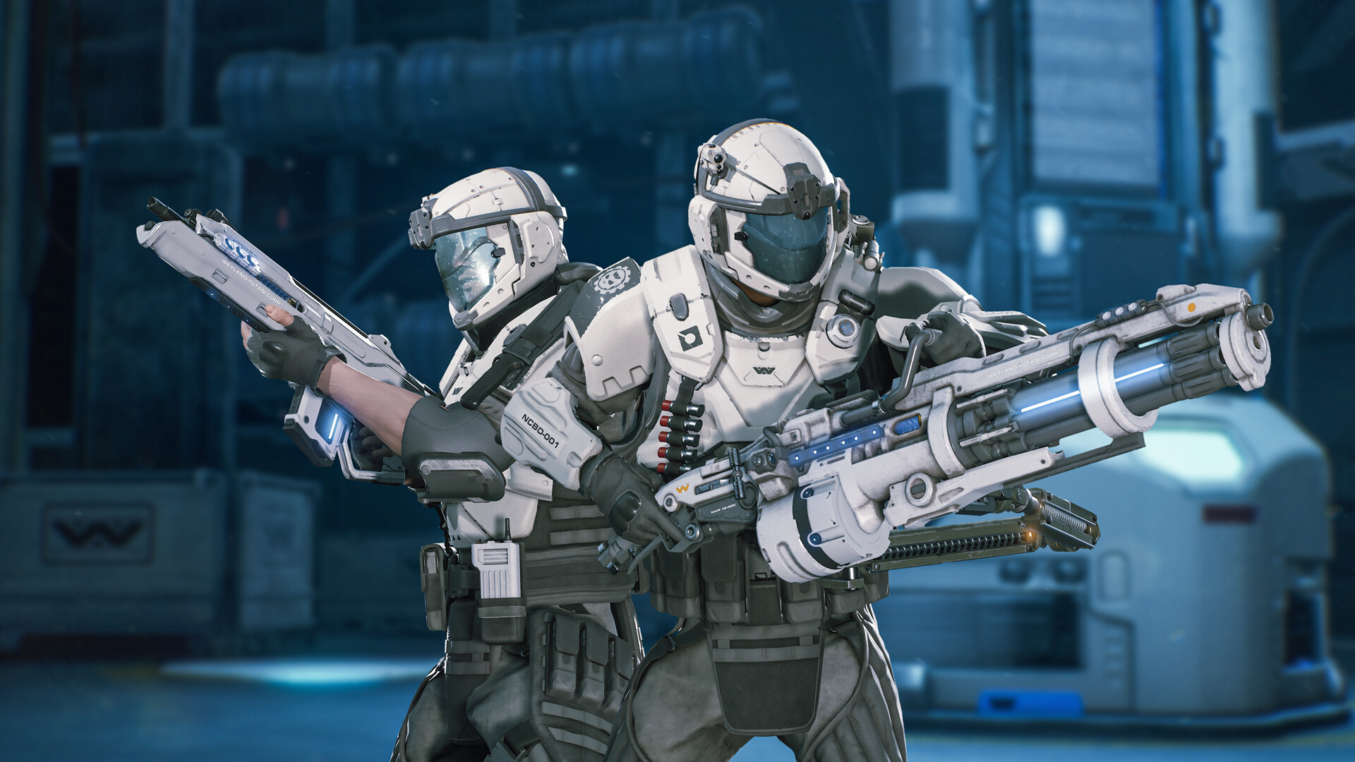 Aliens: Fireteam Elite - Wey-Yu Armoury official in-game screenshot 1