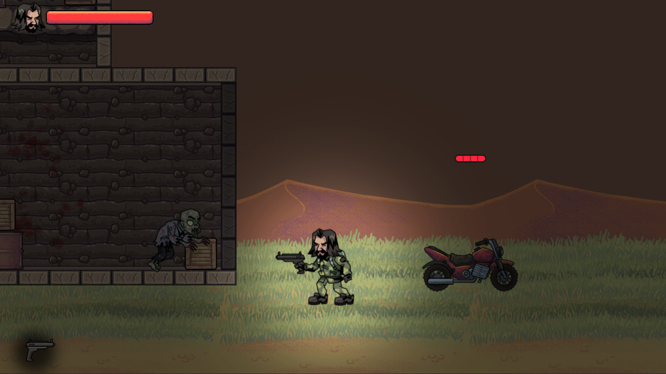 Zombies Desert and Guns official in-game screenshot 1