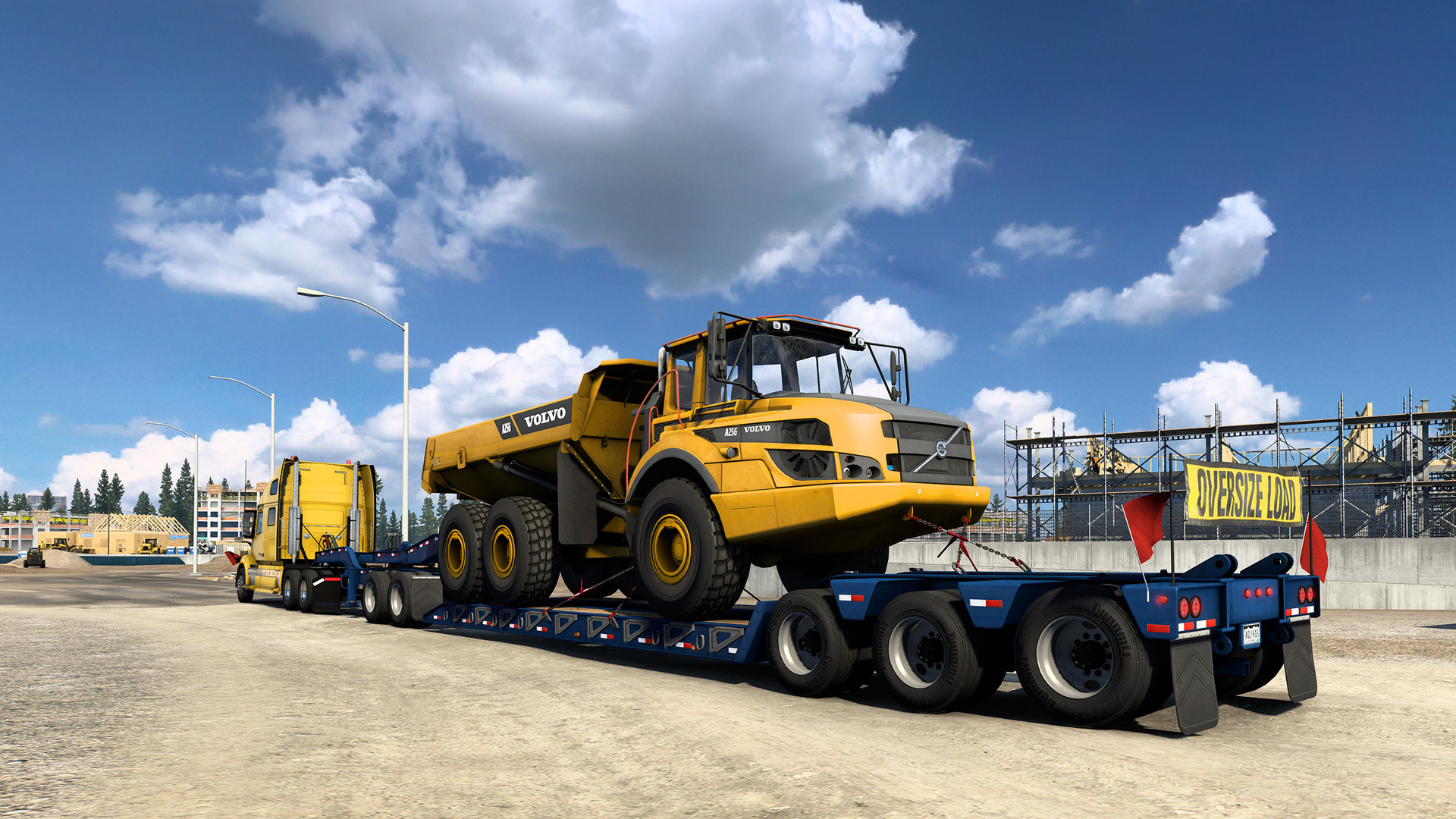 American Truck Simulator - Volvo Construction Equipment official in-game screenshot 1