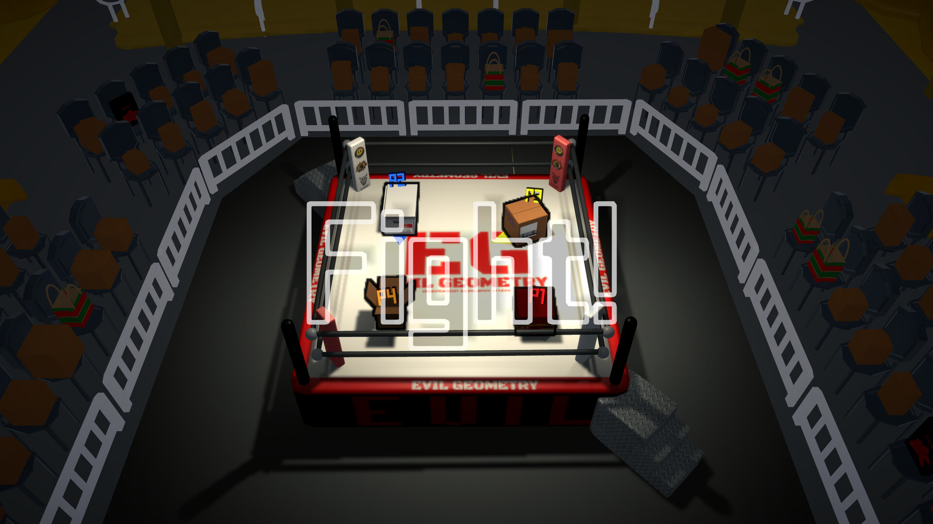 Wrestling Cardboard Championship official in-game screenshot 1