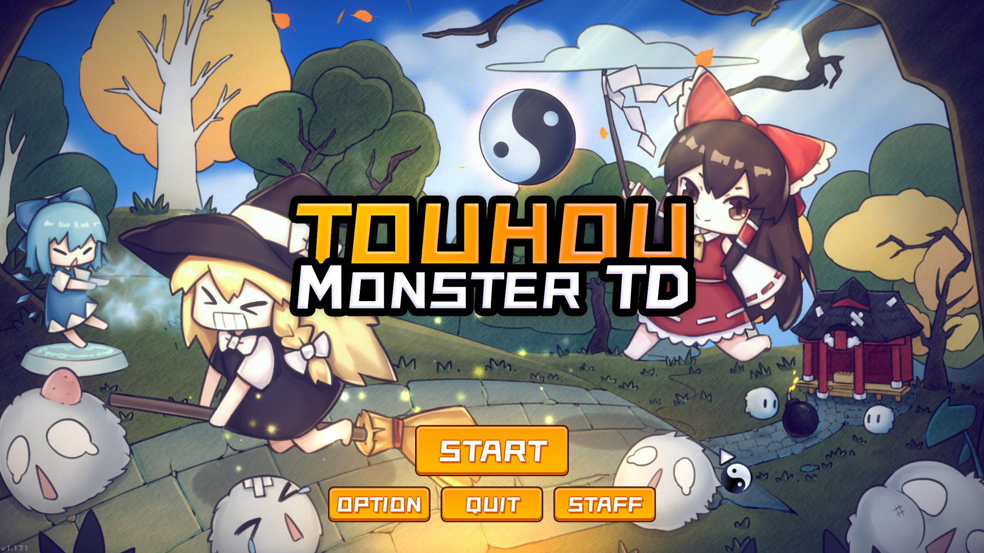 幻想乡妖怪塔防 ~ Touhou Monster TD official in-game screenshot 1