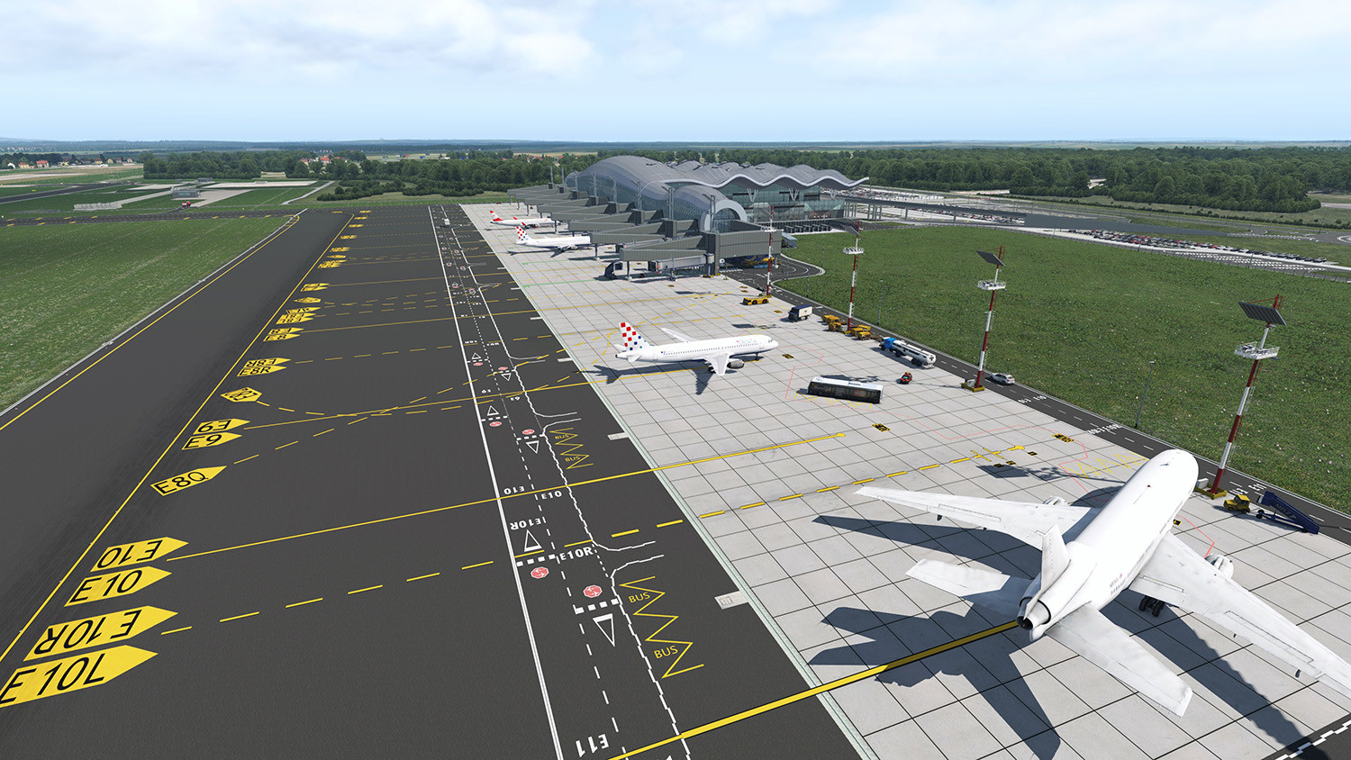 X-Plane 11 - Add-on: Aerosoft - Airport Zagreb official in-game screenshot 1
