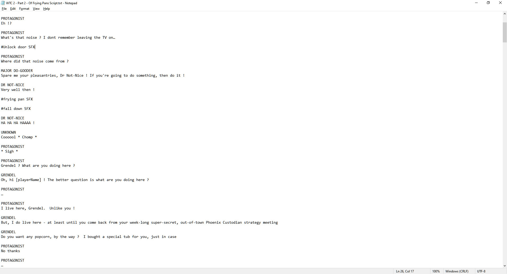 Welcome To... Chichester 2 - Part II : Of Frying Pans And Boxes Script official in-game screenshot 1