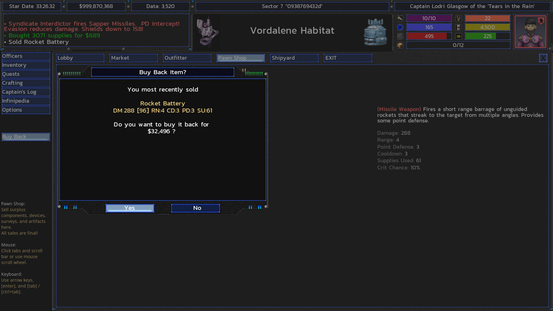 Approaching Infinity: Interface Expansion official in-game screenshot 1