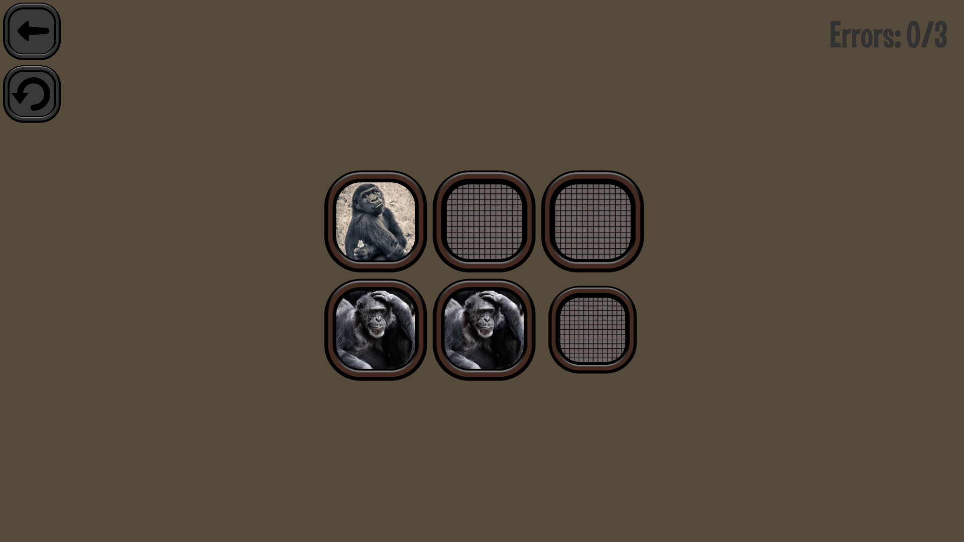 Animals Memory: Monkeys official in-game screenshot 1