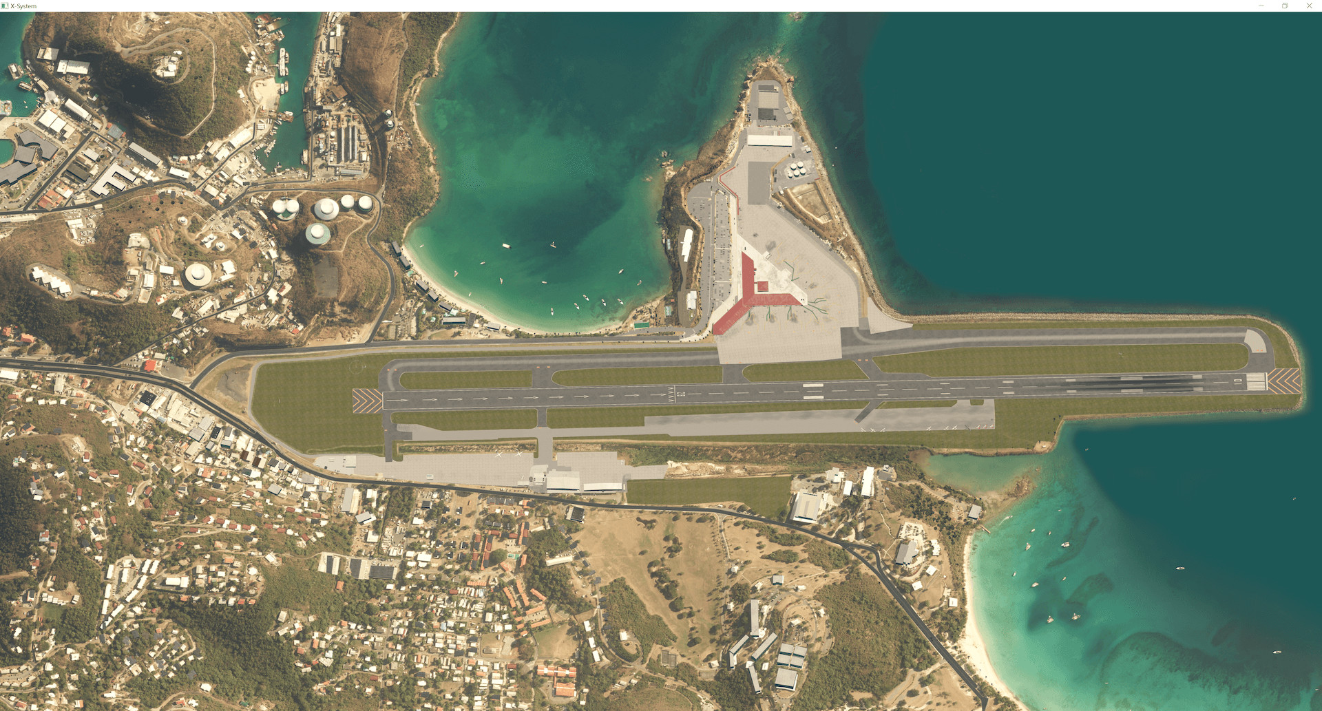 X-Plane 11 - Add-on: FeelThere - TIST - St. Thomas International Airport official in-game screenshot 1
