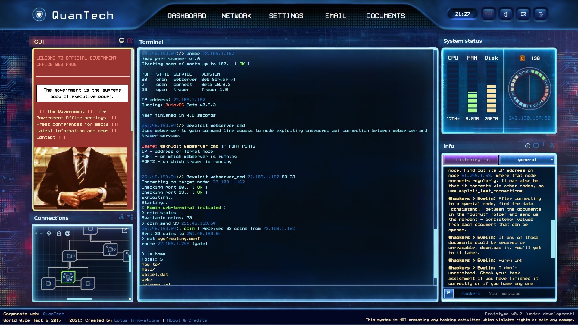 World Wide Hack official in-game screenshot 1
