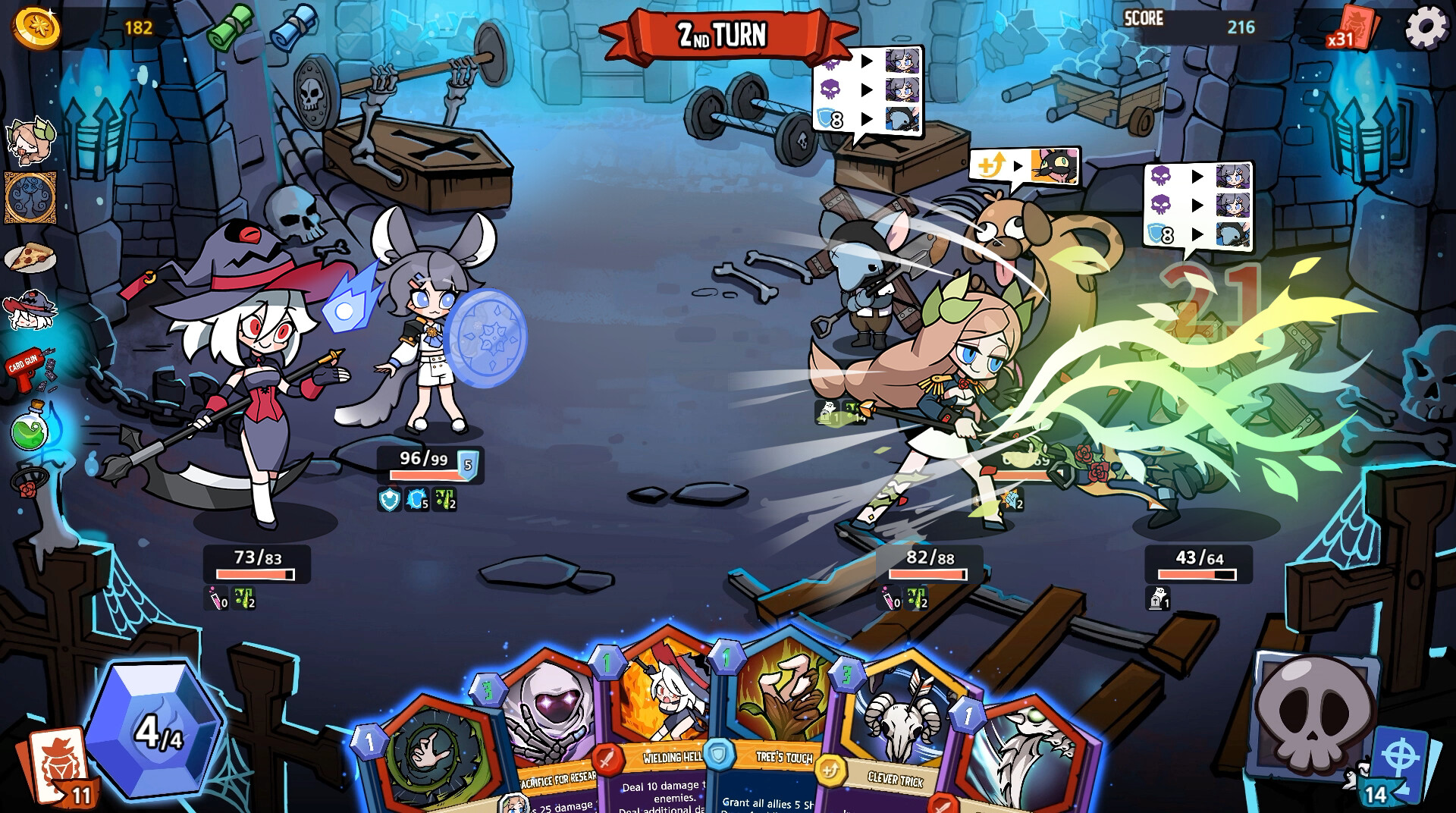 Witch and Council : The Card official in-game screenshot 1
