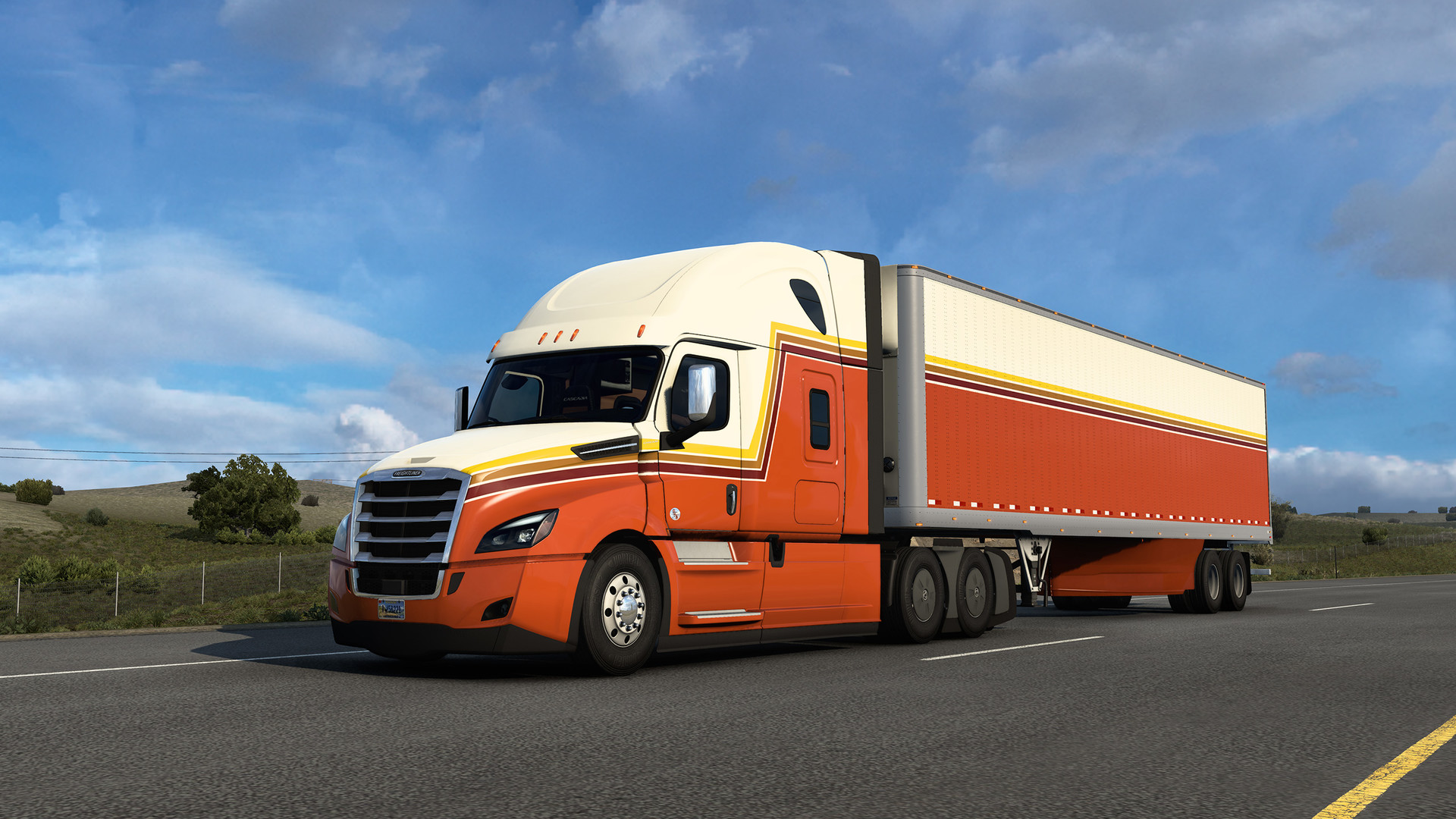 American Truck Simulator - Retrowave Paint Jobs Pack official in-game screenshot 1