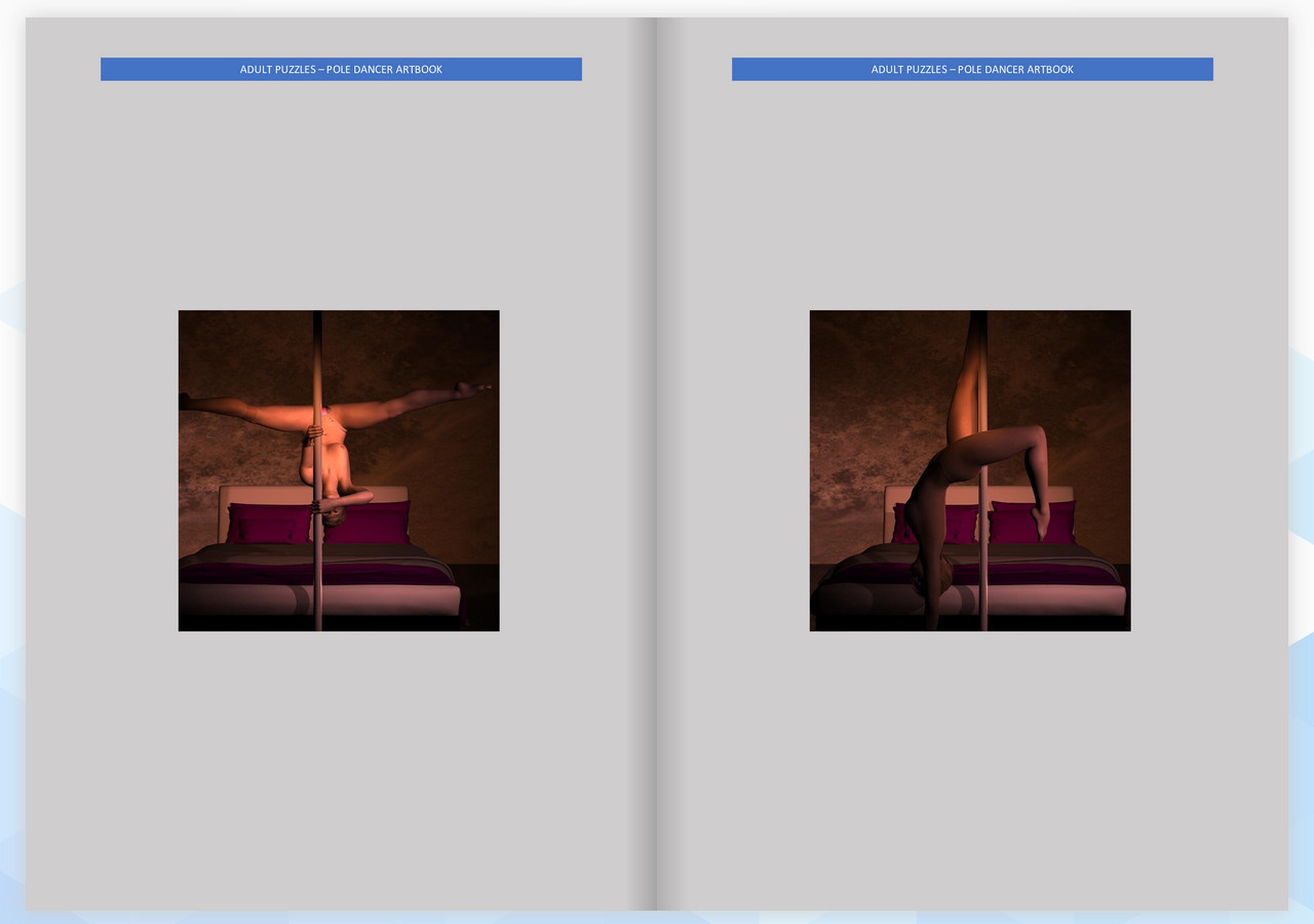 Adult Puzzles - Pole Dancer ArtBook official in-game screenshot 1