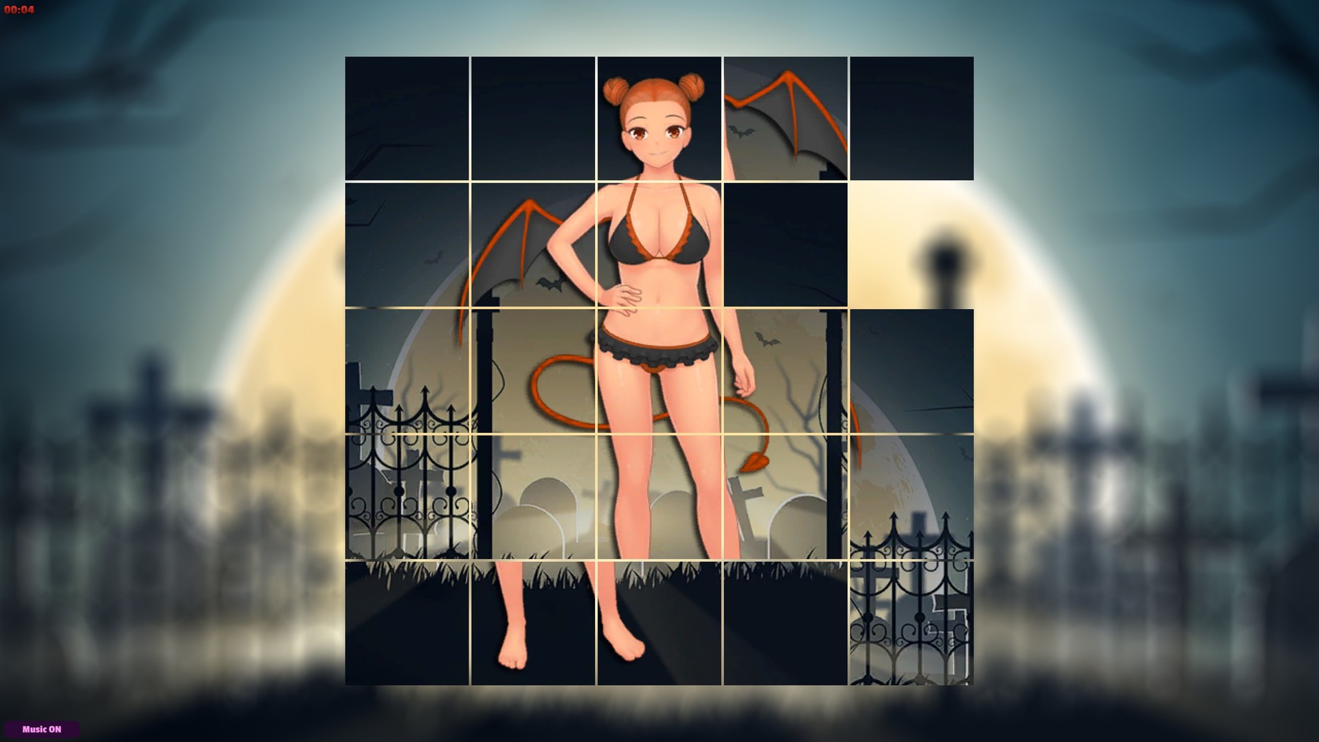 Adult Puzzles - Hentai Halloween official in-game screenshot 1