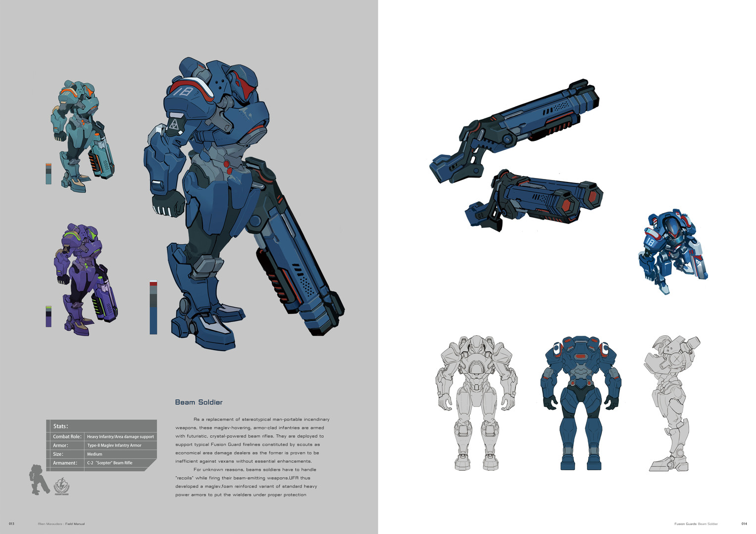 Alien Marauder - Field Manual - English official in-game screenshot 1