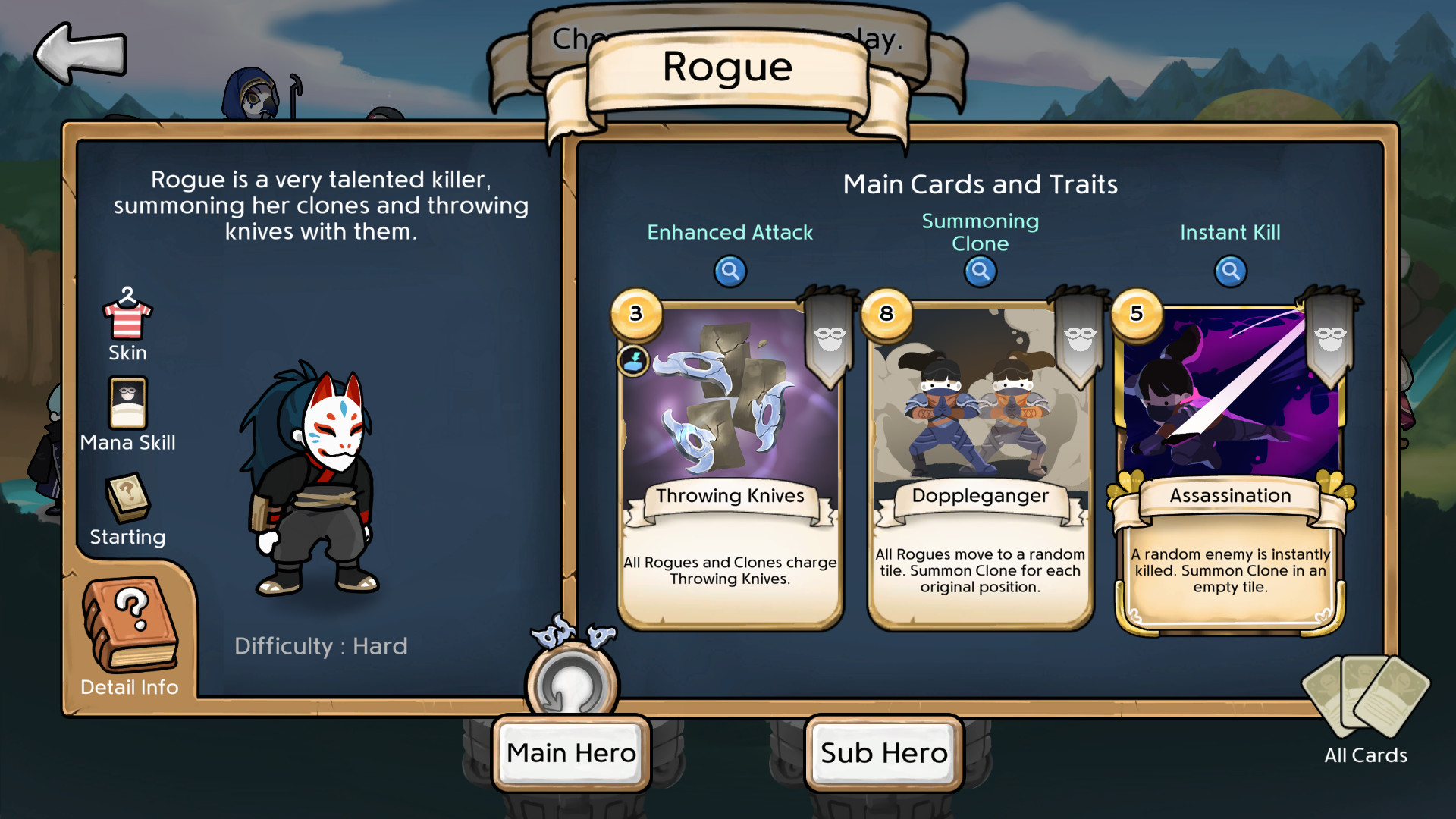 3 Minute Heroes - Ninja (Rogue Skin) official in-game screenshot 1