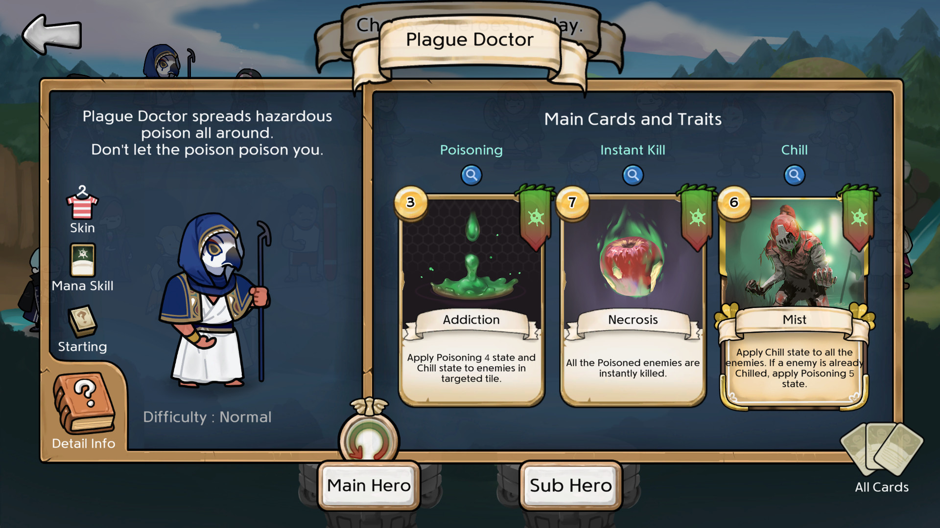 3 Minute Heroes - Horus (Plague Doctor Skin) official in-game screenshot 1