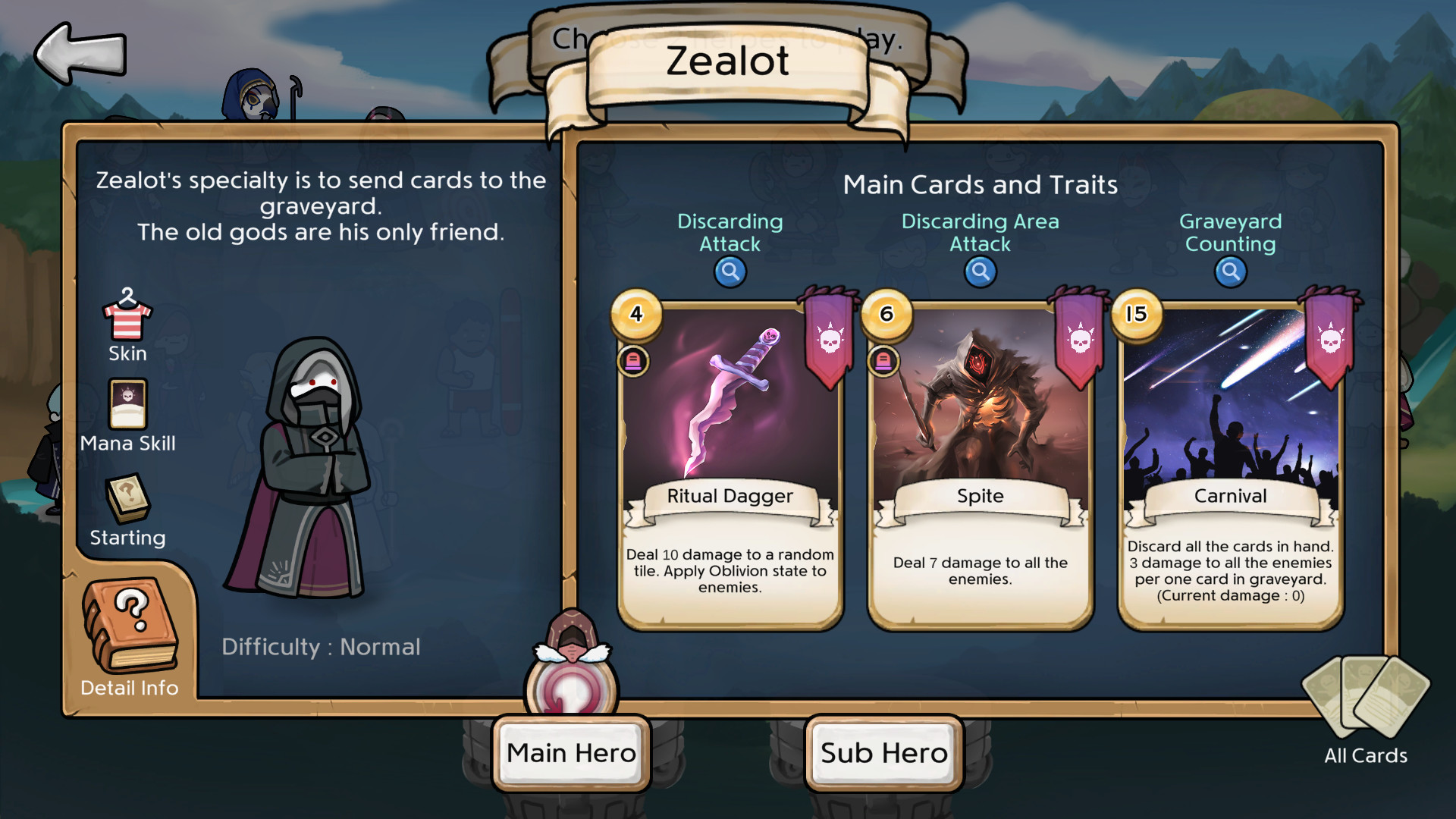 3 Minute Heroes - Fallen (Zealot Skin) official in-game screenshot 1